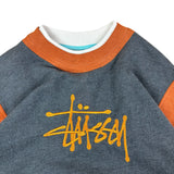 Stüssy Orange Grey Reworked Sweater (Women’s L)