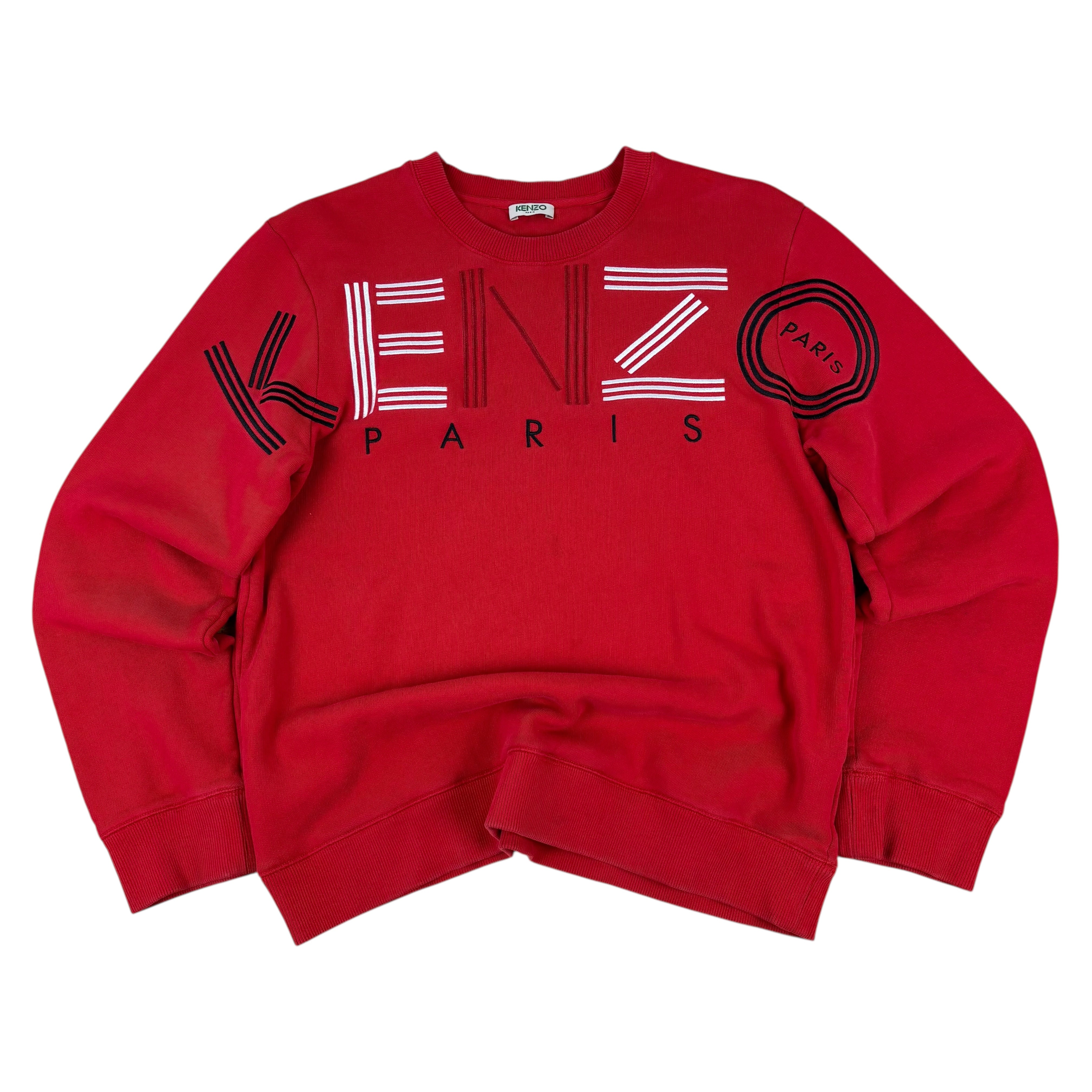 Kenzo Paris Red Y2K Sweater (S)