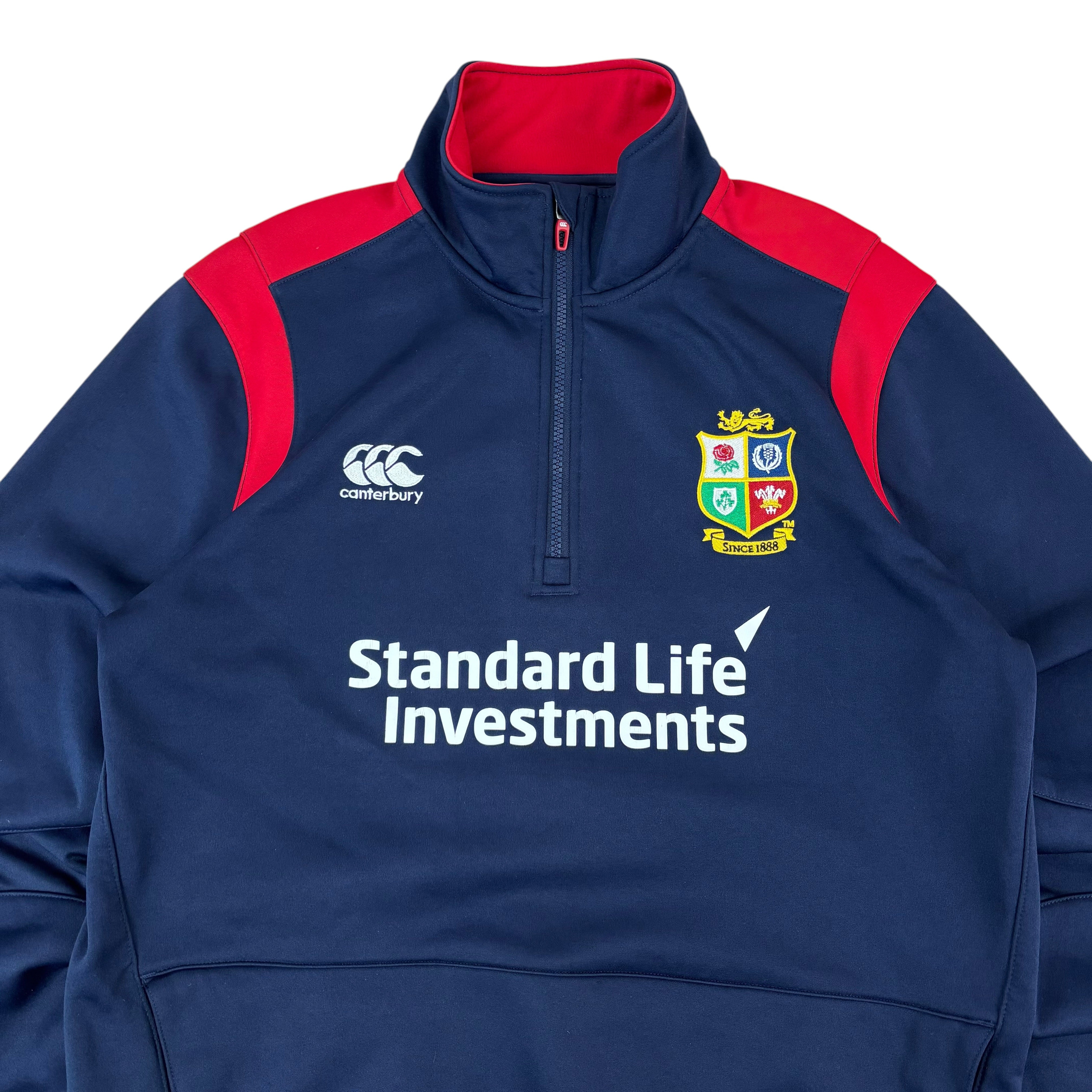 Canterbury British-Irish Lions 2017 New Zealand Tour Q-Zip Track Jacket (L)