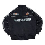 Harley Davidson 100 Year Anniversary 2003 Black Racing Jacket (L-XL)