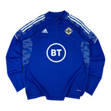 Adidas Northern Ireland Football 2021/22 Training Q-Zip Track Jacket (L)