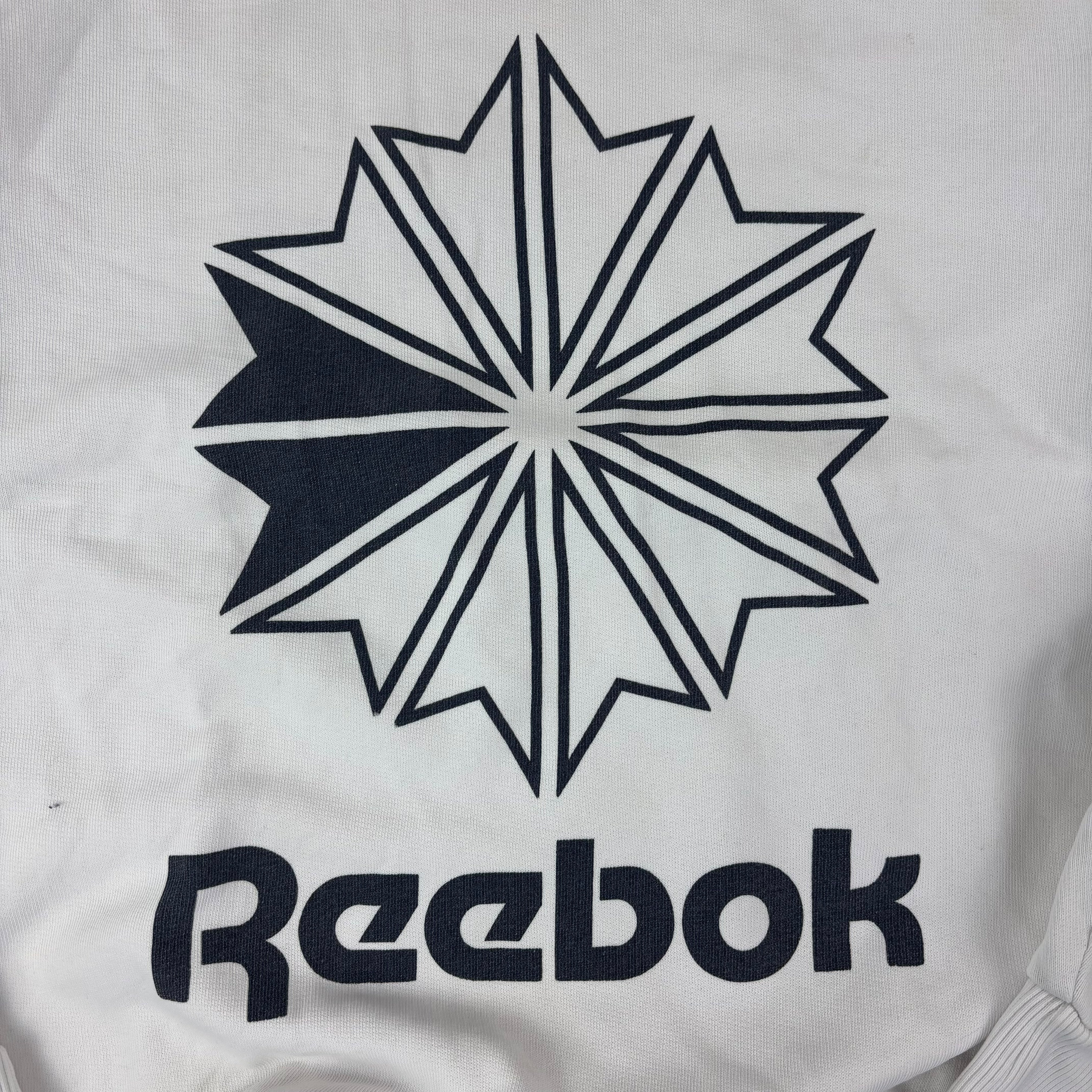 Reebok Classic White Logo Sweater (Women’s L)