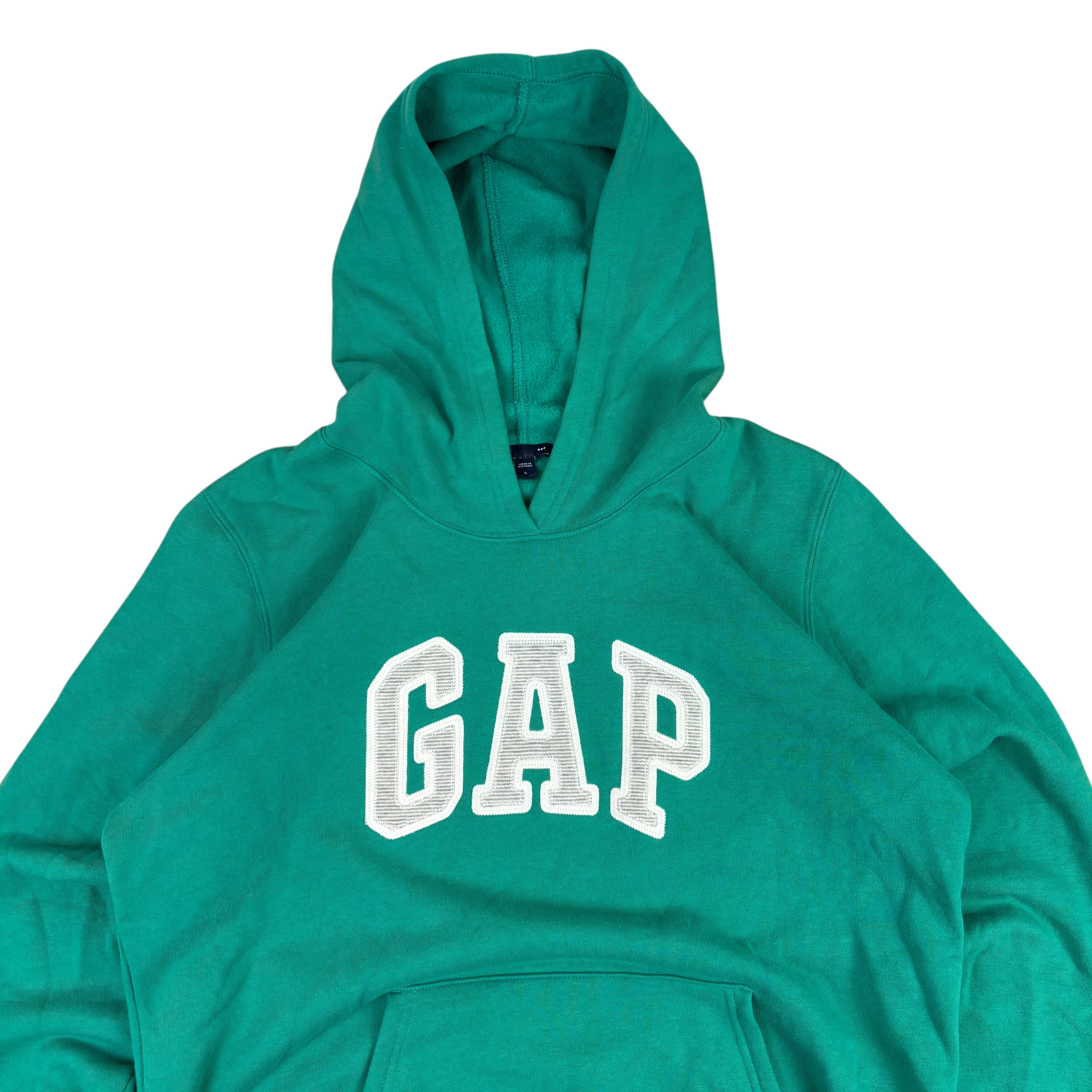 GAP Green Arc Logo Hoodie (L)