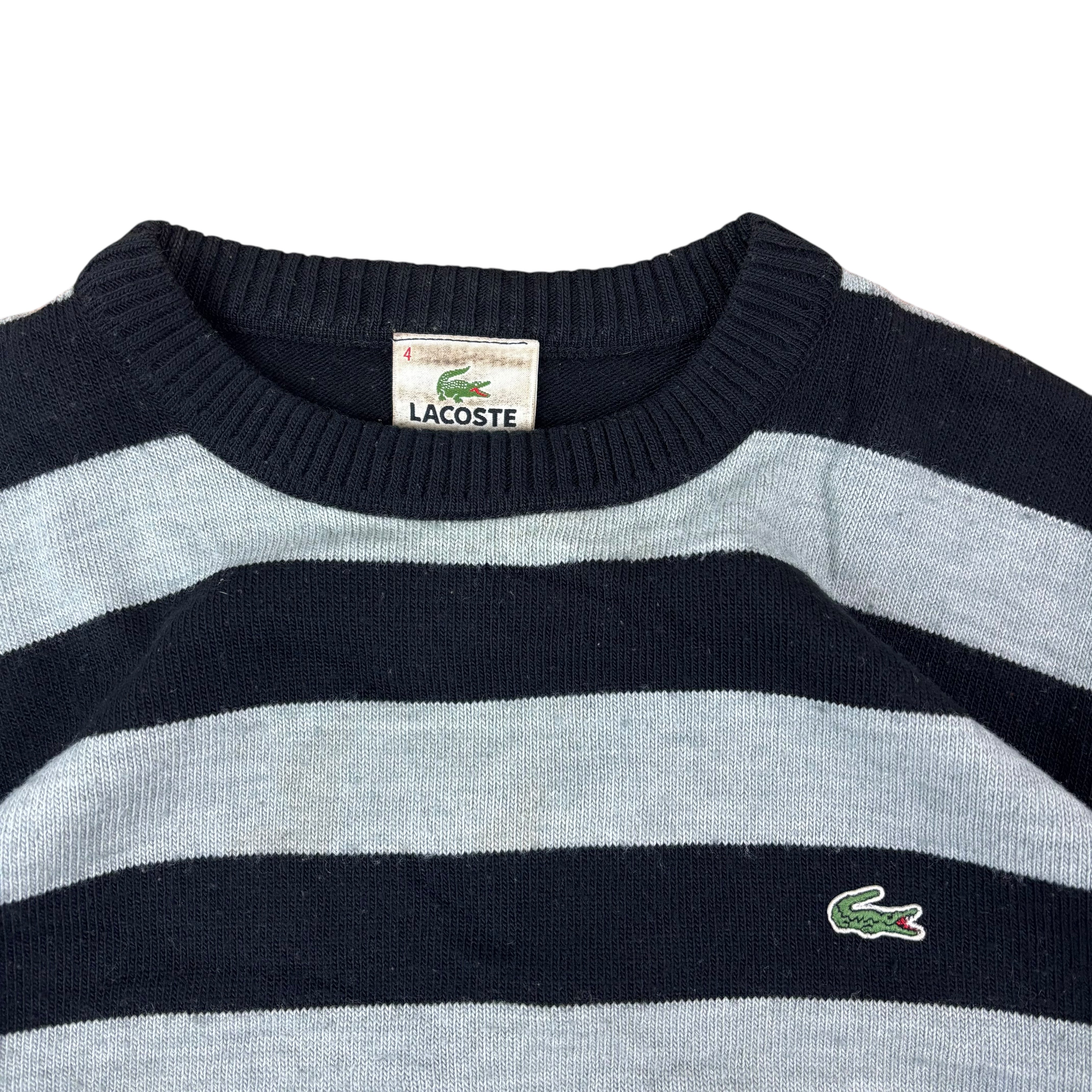 Lacoste Vintage Striped Knitted Sweater (S)