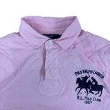 Polo Ralph Lauren 90s Pink Big Pony LS Polo Shirt (L)