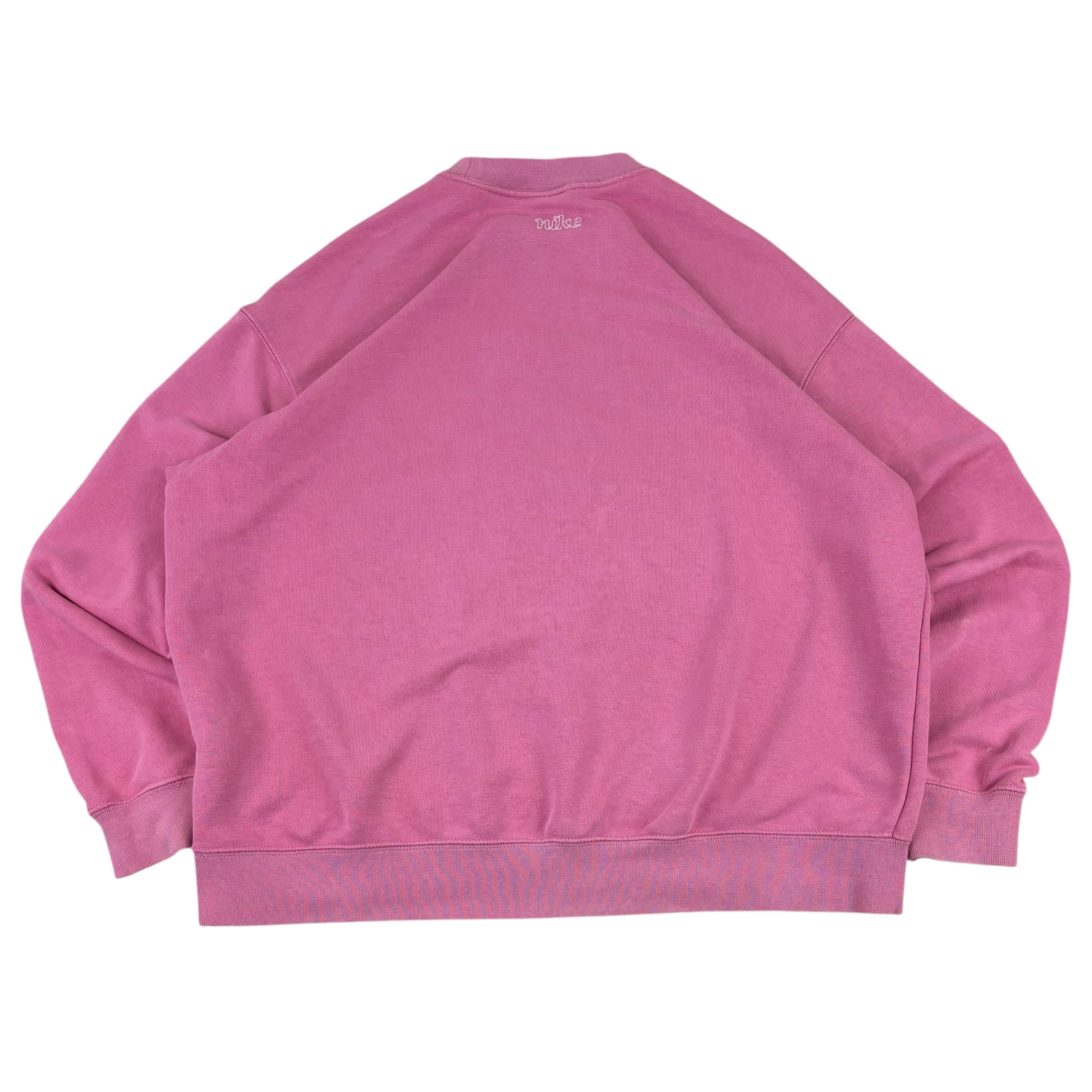 Nike Pink Oversized Swoosh Sweater (Women’s S)