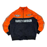 Harley Davidson 100 Year Anniversary 2003 Orange Racing Jacket (M-XL)