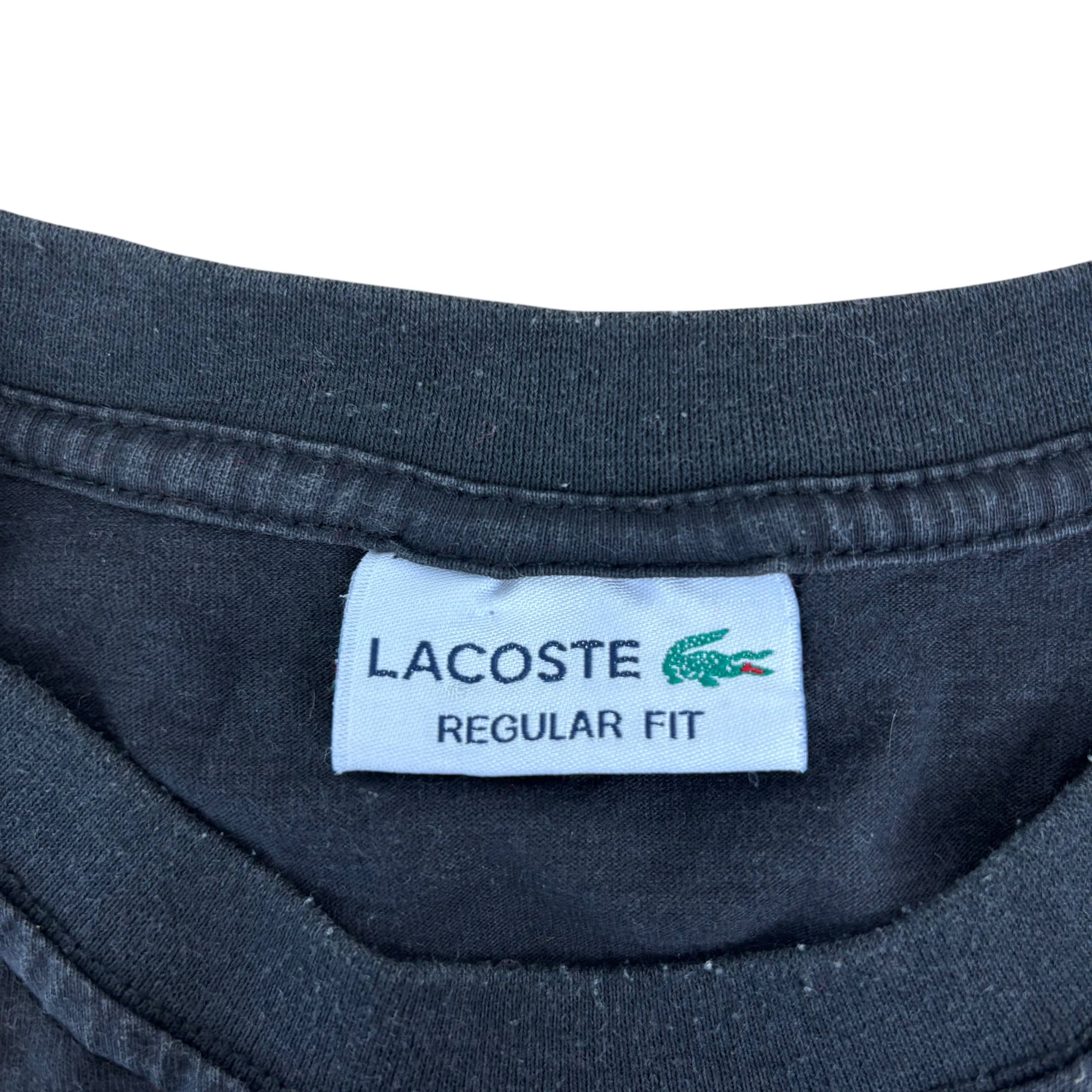 Lacoste Black Logo Tee (L)