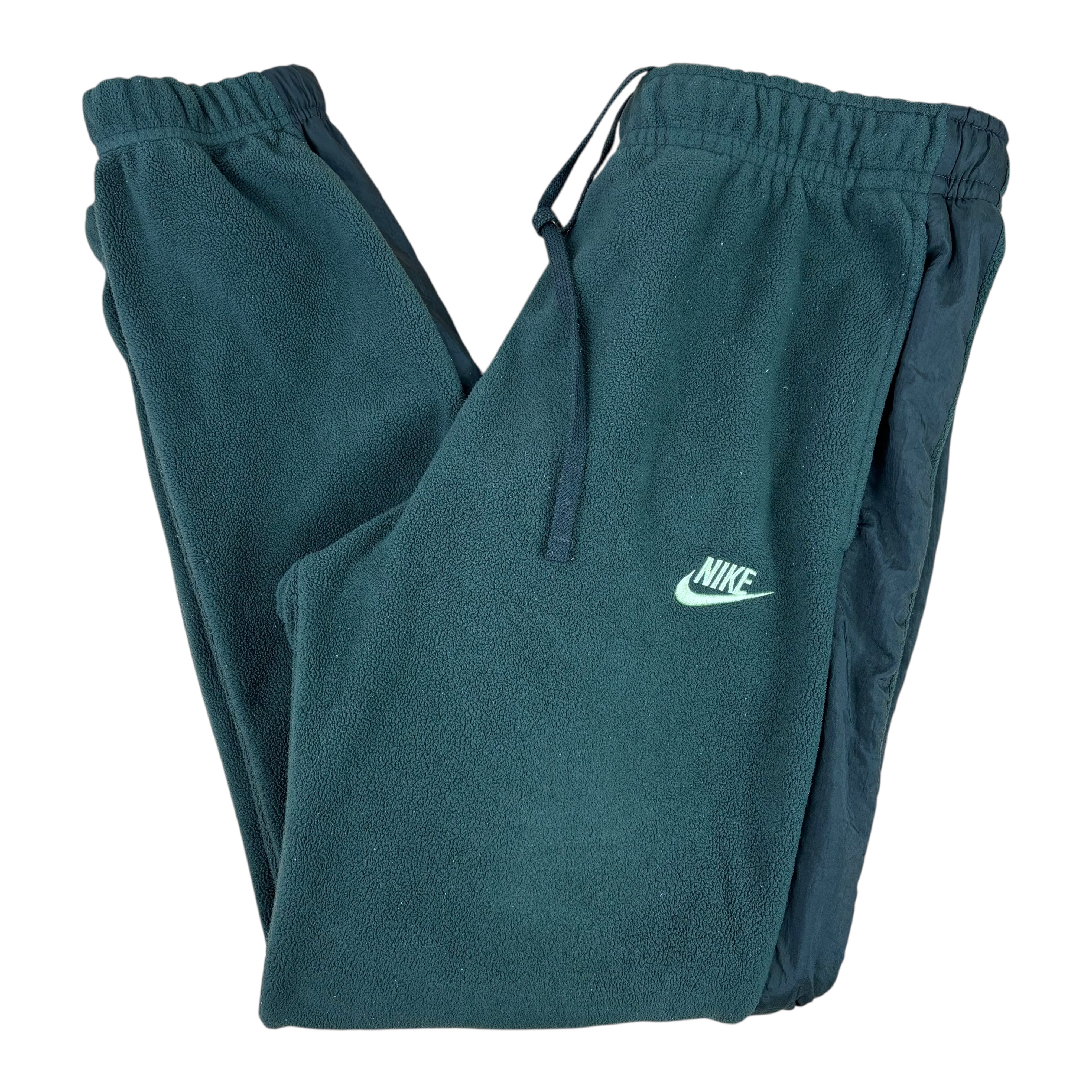 Nike Green Fleece Track Pants (M)