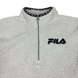FILA Cream Q-Zip Cropped Fleece (Women’s L)