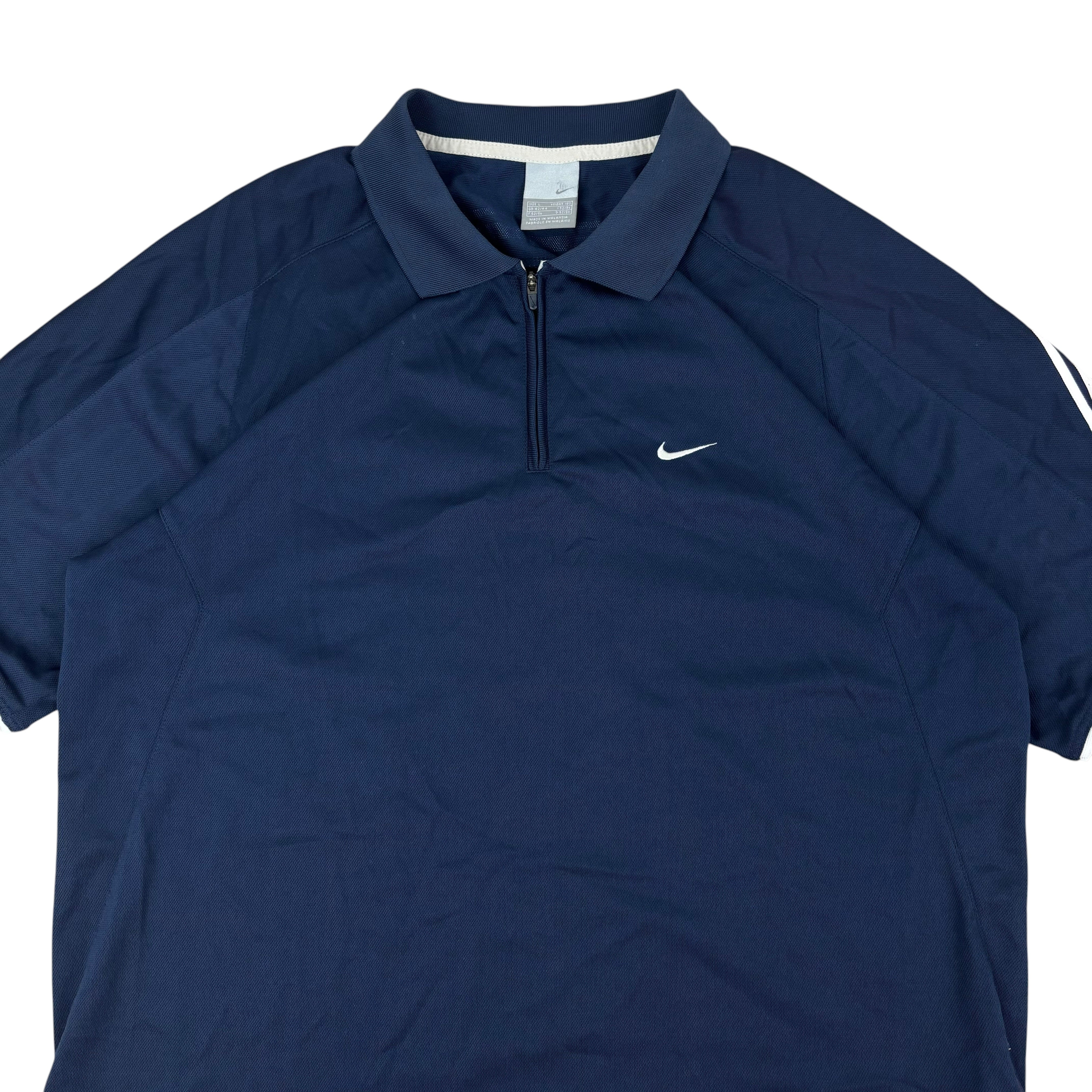 Nike Athletic Y2K Q-Zip Polo Shirt (L)