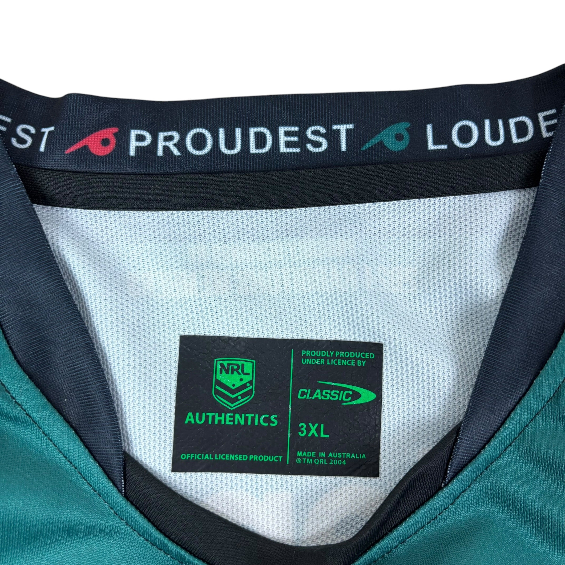 NRL Authentics South Sydney Rabbitohs 2025 Members Jersey (3XL)