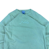 Nike Y2K Lime Green Spell-Out Sweater (Women’s M)