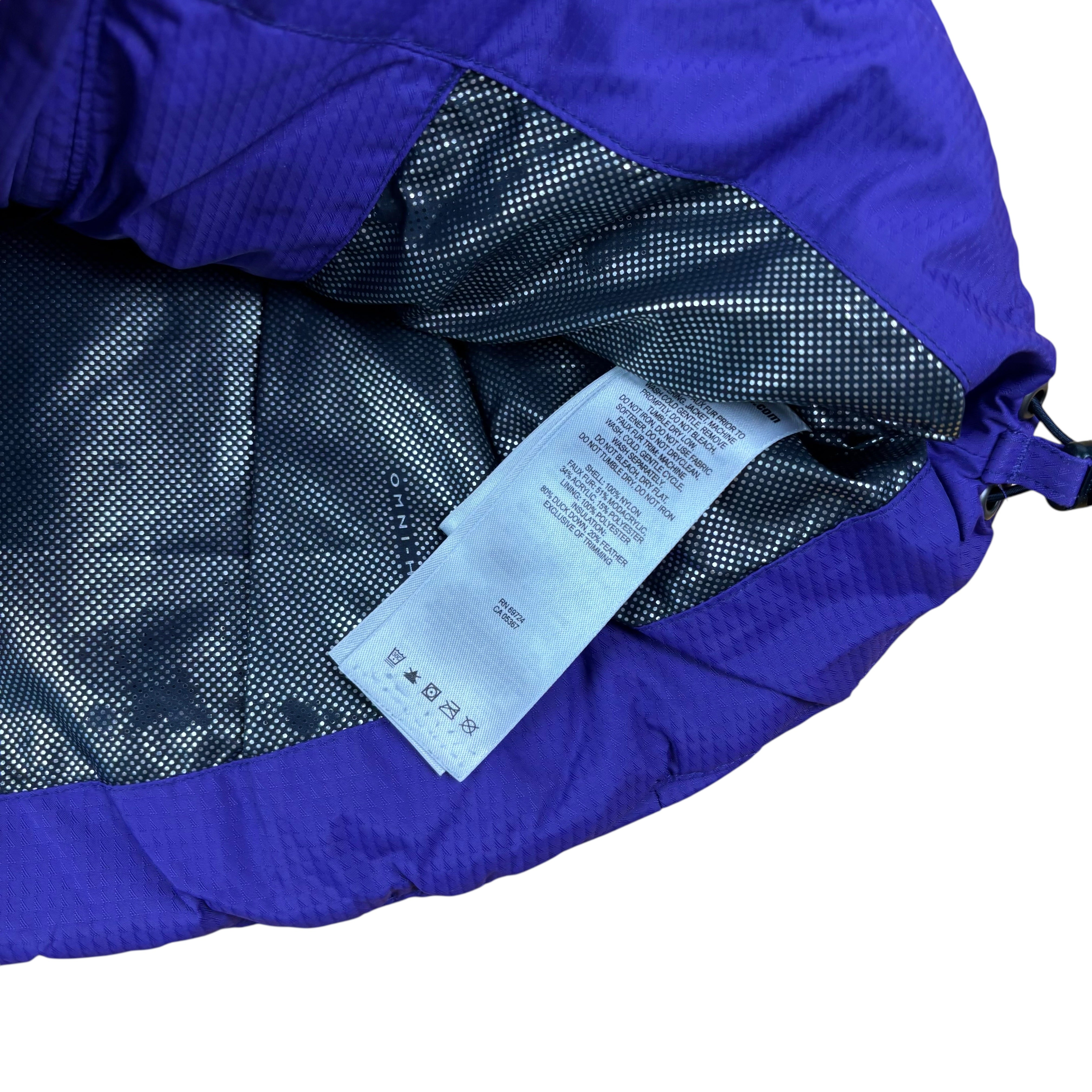 Columbia Purple Omni-Heat Puffer Gilet (Women’s S)
