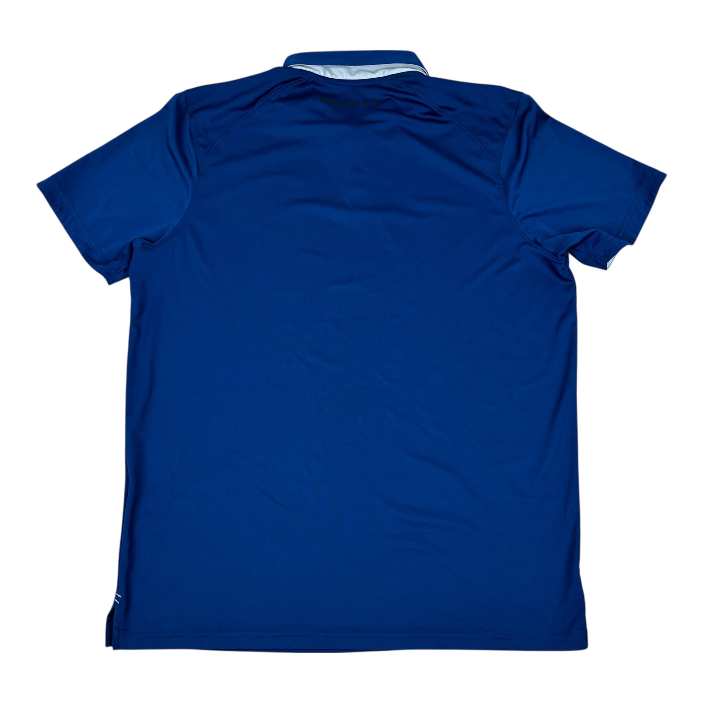 Oakley Y2K Blue Golf Polo Shirt (L)