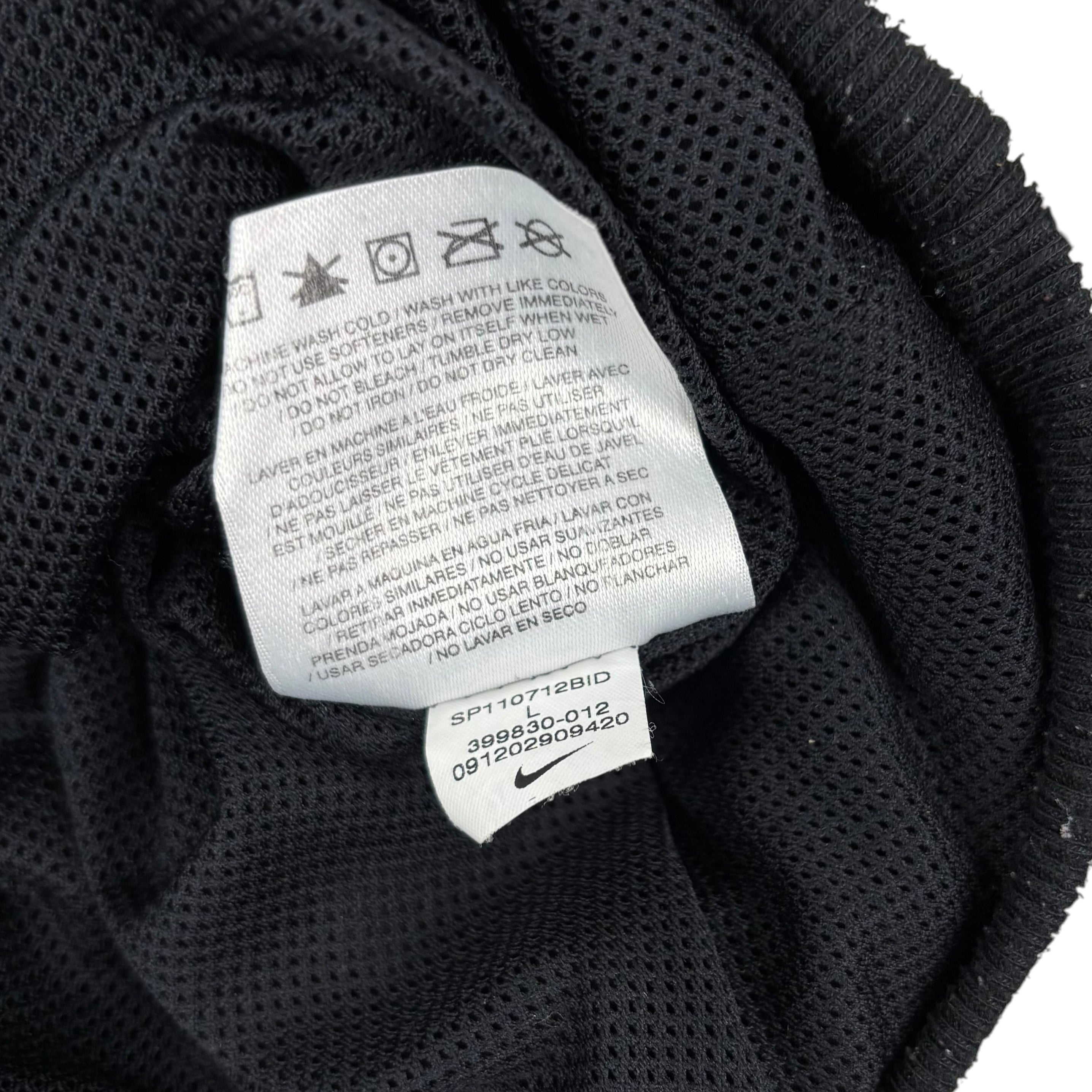 Nike Athletic Dept. Y2K Black Logo Windbreaker (Women’s L)