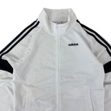 Adidas White Spell-Out Track Jacket (Women’s L)