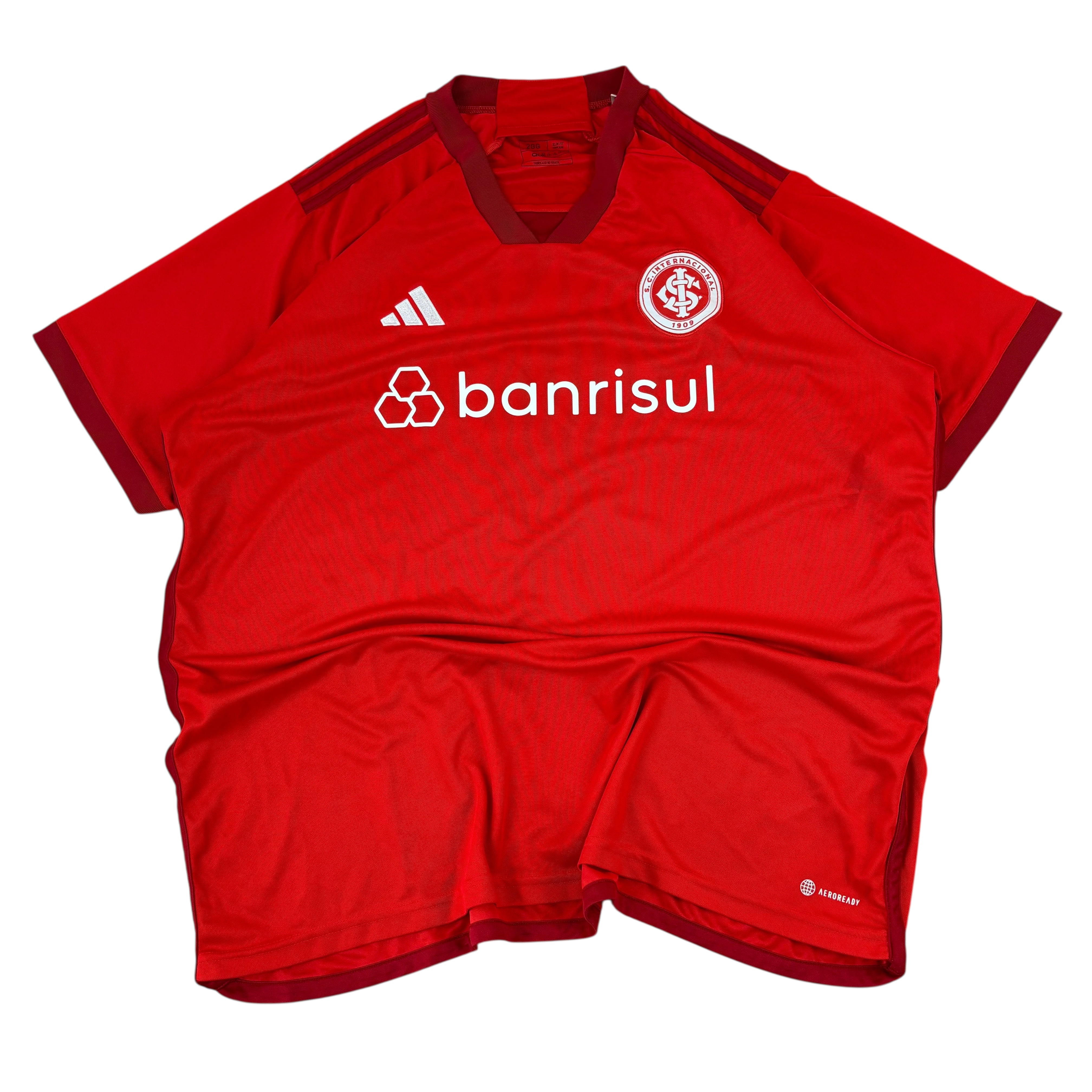 Adidas SC Internacional 2022/23 Jairo Winck No.3 Home Jersey (2XL)