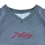 Nike Y2K Grey Script Sweater (Women’s M)