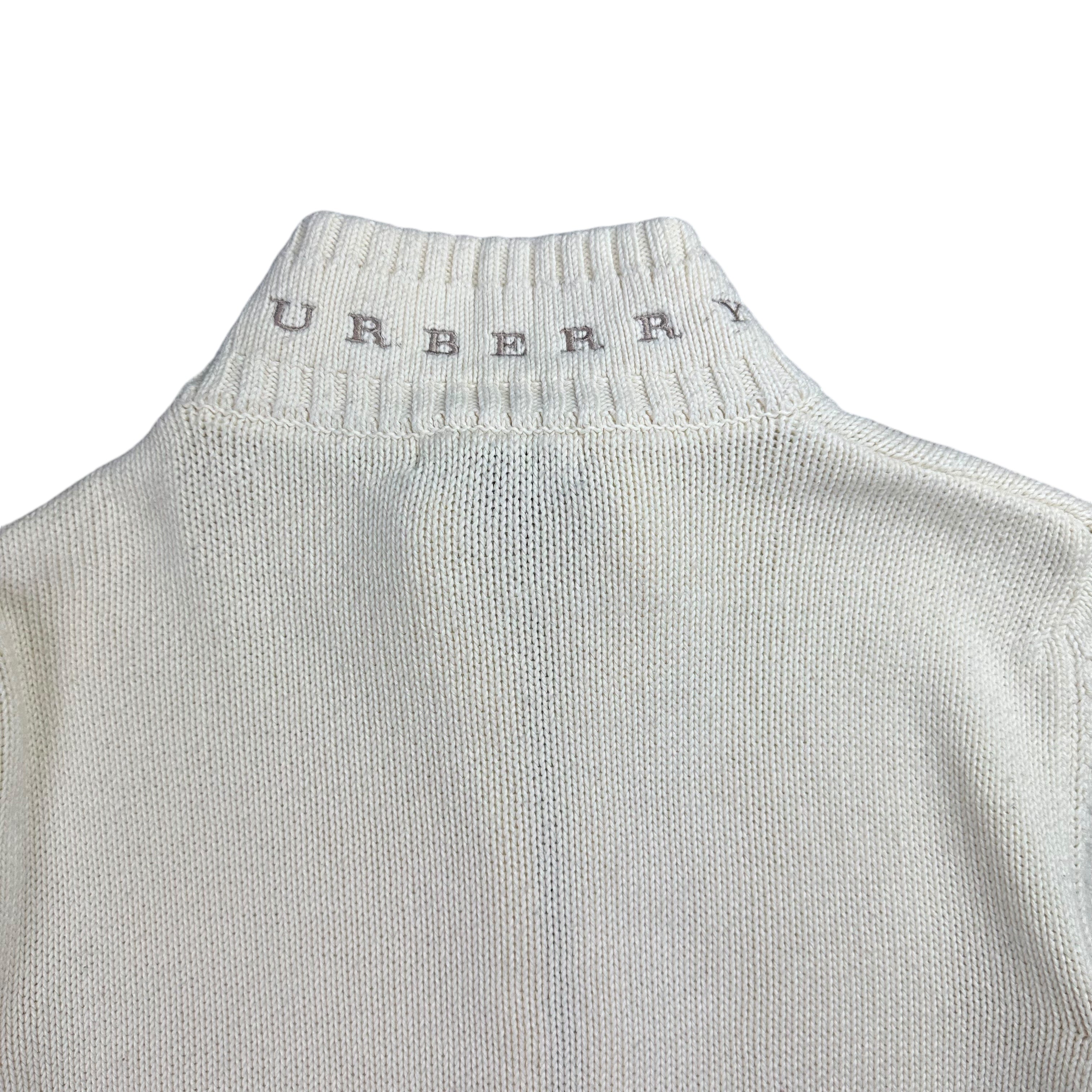Burberry Knitted Zipped Sweater (Women’s M)