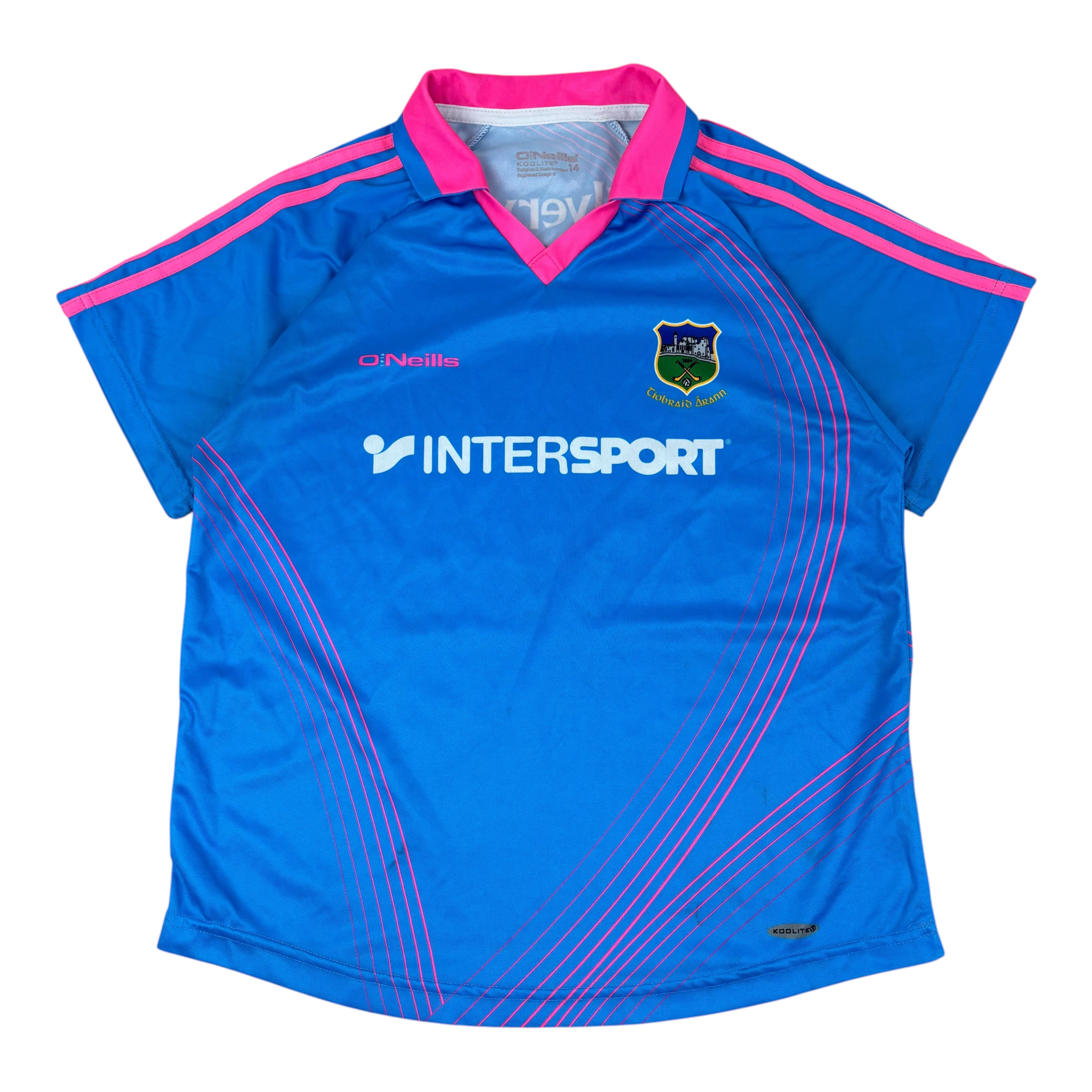 O’Neills Tipperary GAA 2017/18 Pink Home Jersey (Women’s L)