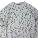 Nike Y2K Knitted Pattern Sweater (S)