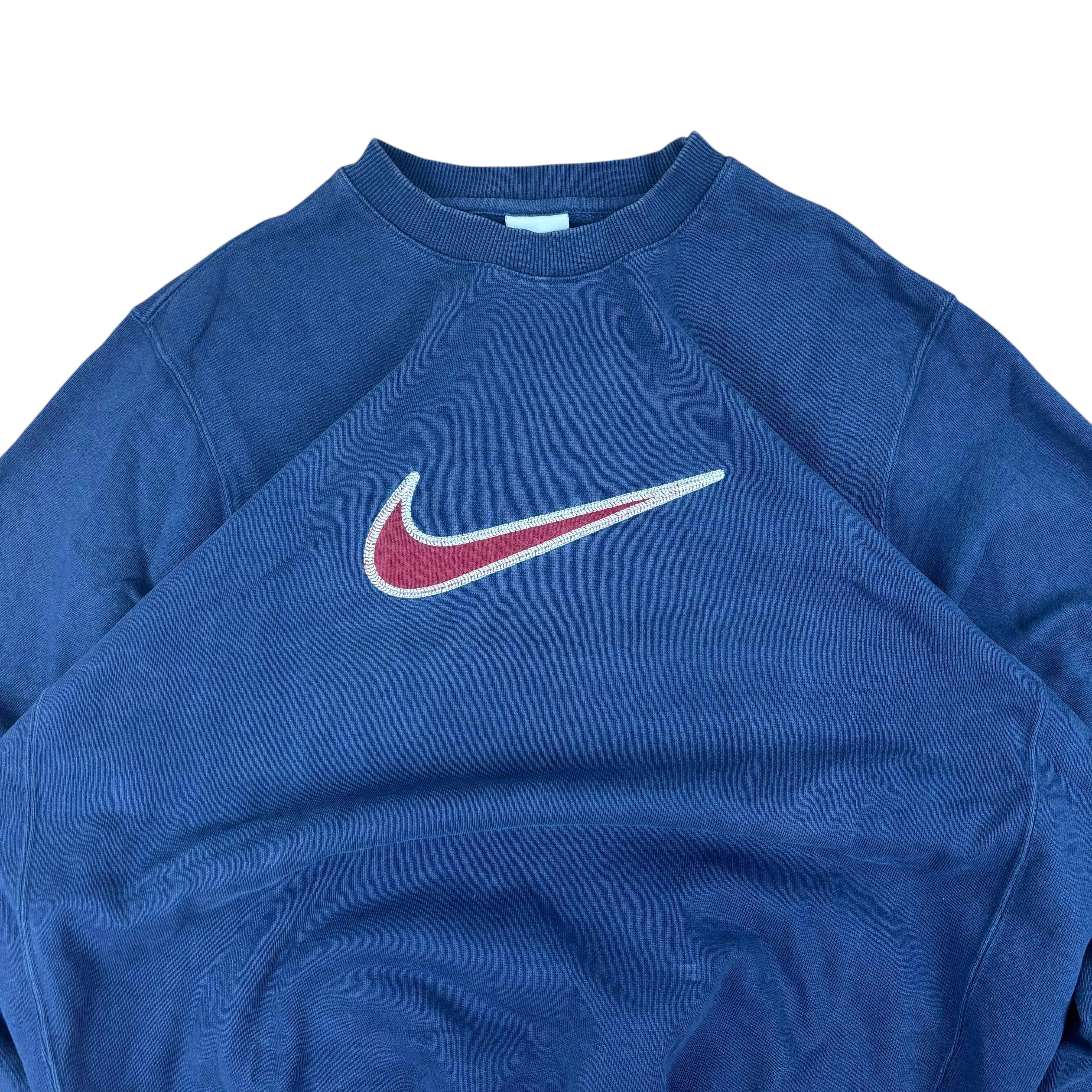 Nike Navy Swoosh Sweater (M)