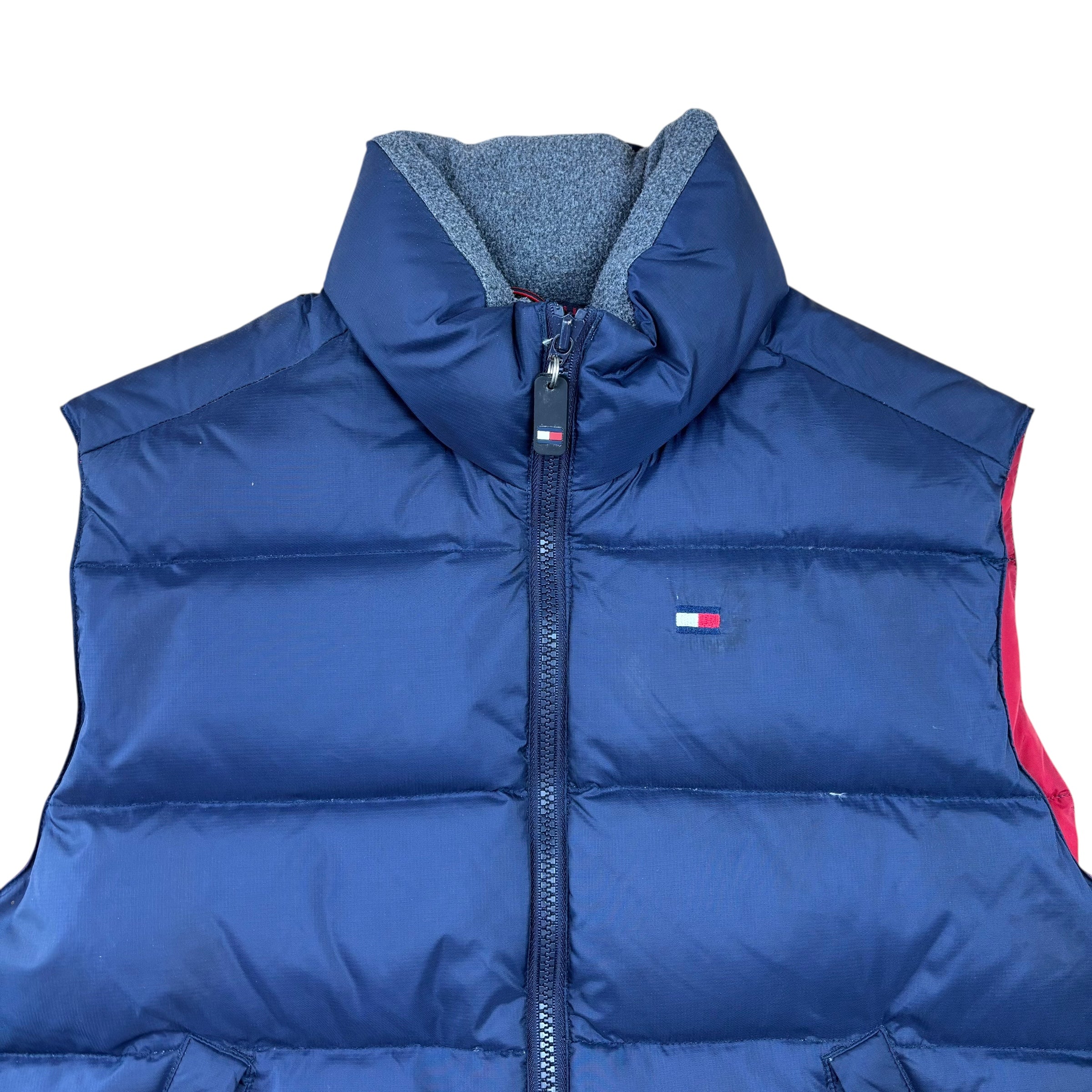 Tommy Hilfiger Navy Logo Puffer Gilet (Women’s XS)