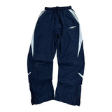 Umbro Y2K Navy Wide-Leg Baggy Trackies (M)
