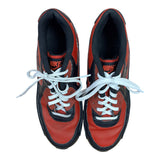 Nike AirMax90 LTR Black Red Trainers (UK6)
