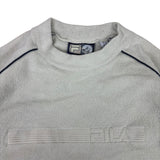 FILA 90s Cream Fleece Sweater (XL)