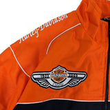 Harley Davidson 100 Year Anniversary 2003 Orange Racing Jacket (M-XL)