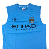 Umbro Manchester City FC 2009/10 Home Jersey Vest BNWT (L)