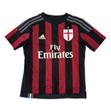 Adidas AC Milan 2015/16 Home Jersey (9-10yrs)
