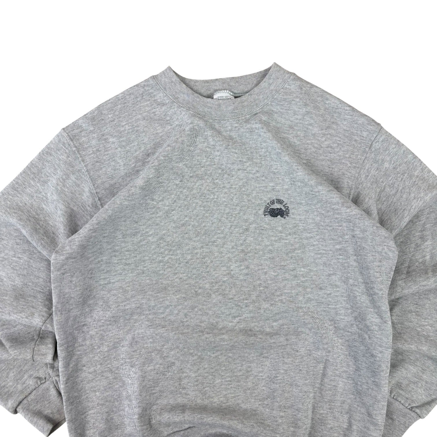 Fruit Of The Loom 90s Made in Ireland Grey Sweater (Women’s S)
