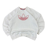 Adidas White Trefoil Sweater (Women’s S)