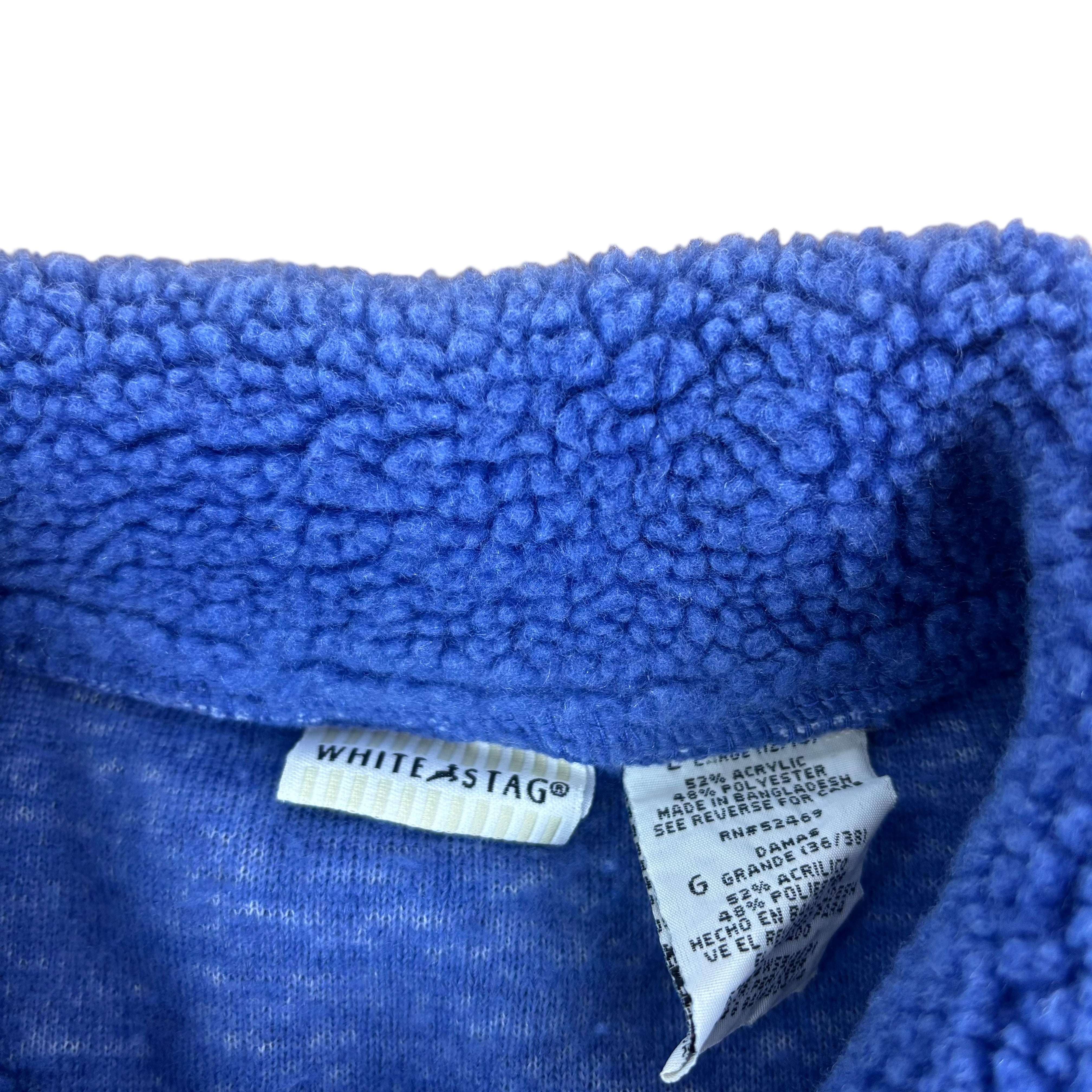 White Stag Vintage Deer Pattern Fleece (Women’s L)