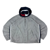 Tommy Hilfiger Grey Y2K Logo Windbreaker (L)