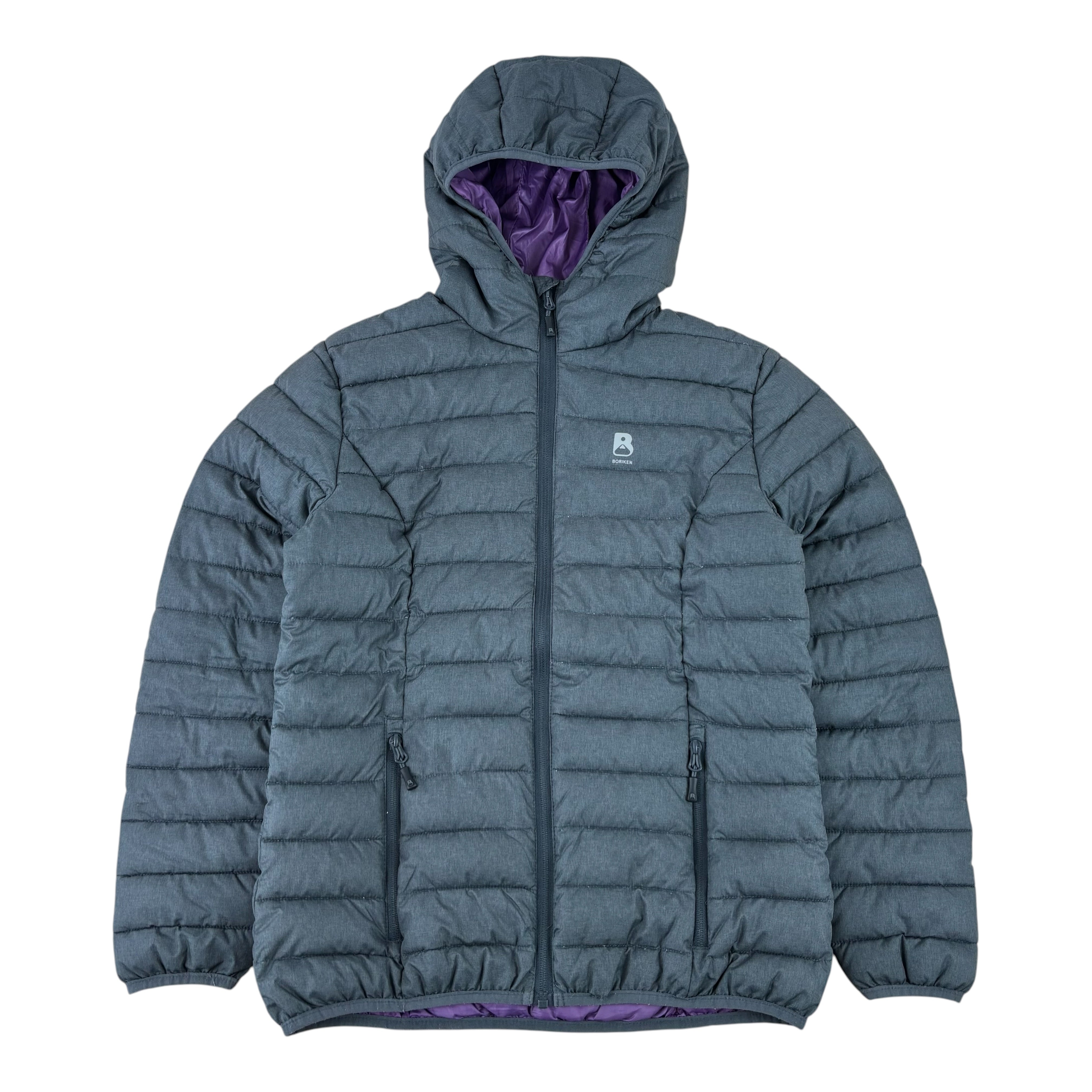 Boriken Grey Technical Quilted Jacket (Women’s L)