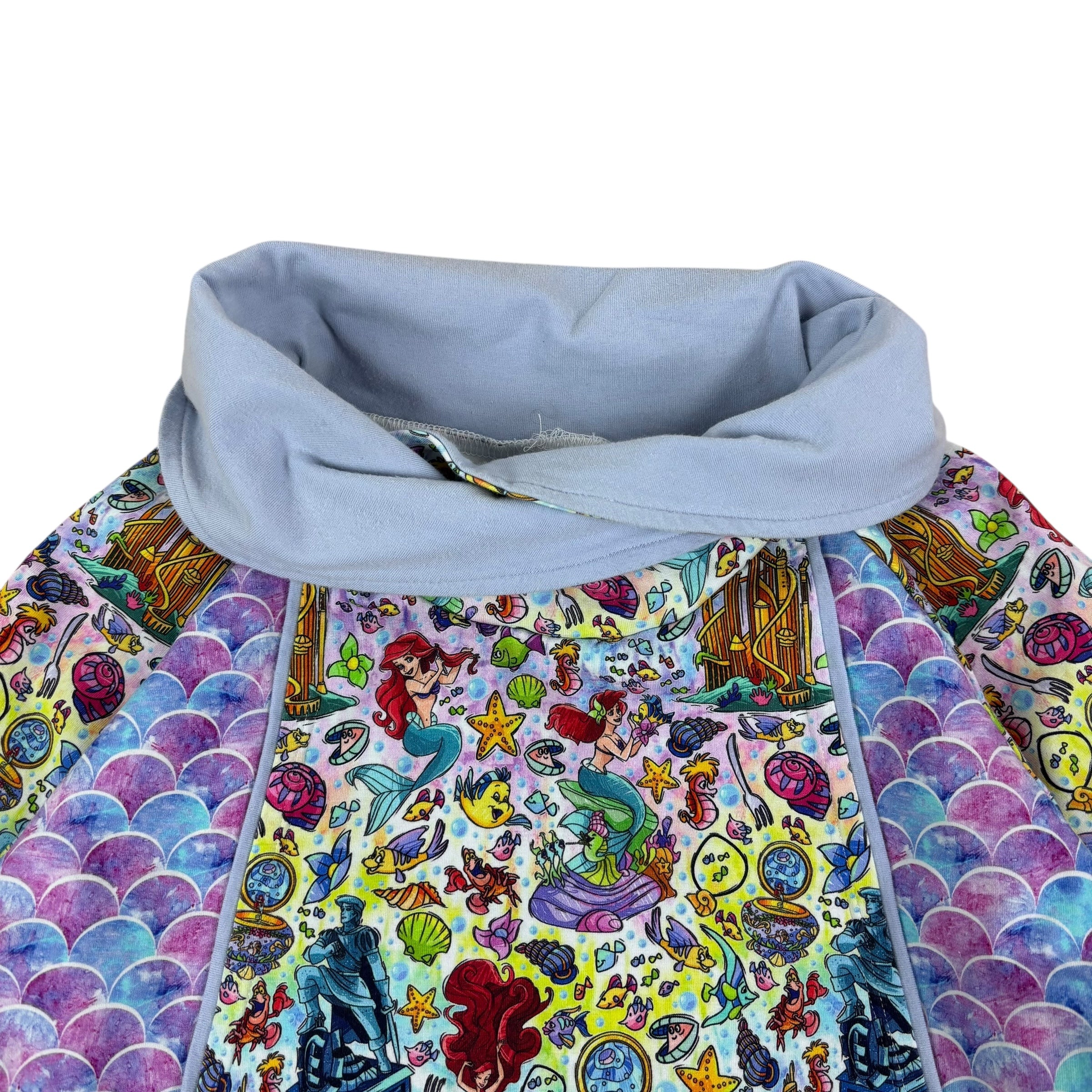 Disney The Little Mermaid All Over Print Sweater (Women’s M)