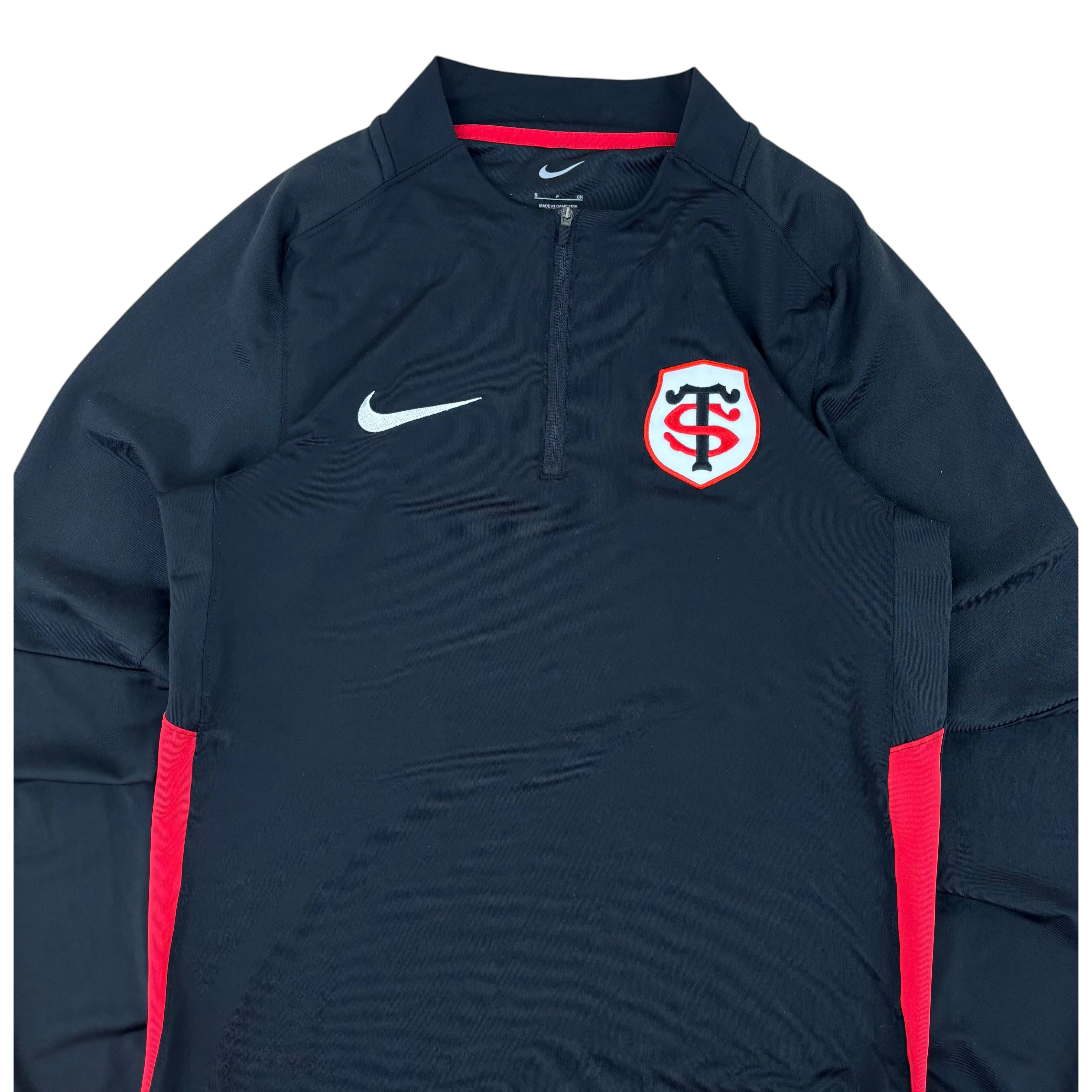 Nike Stade Toulousain Rugby 2021/22 Q-Zip Drill Top (S)