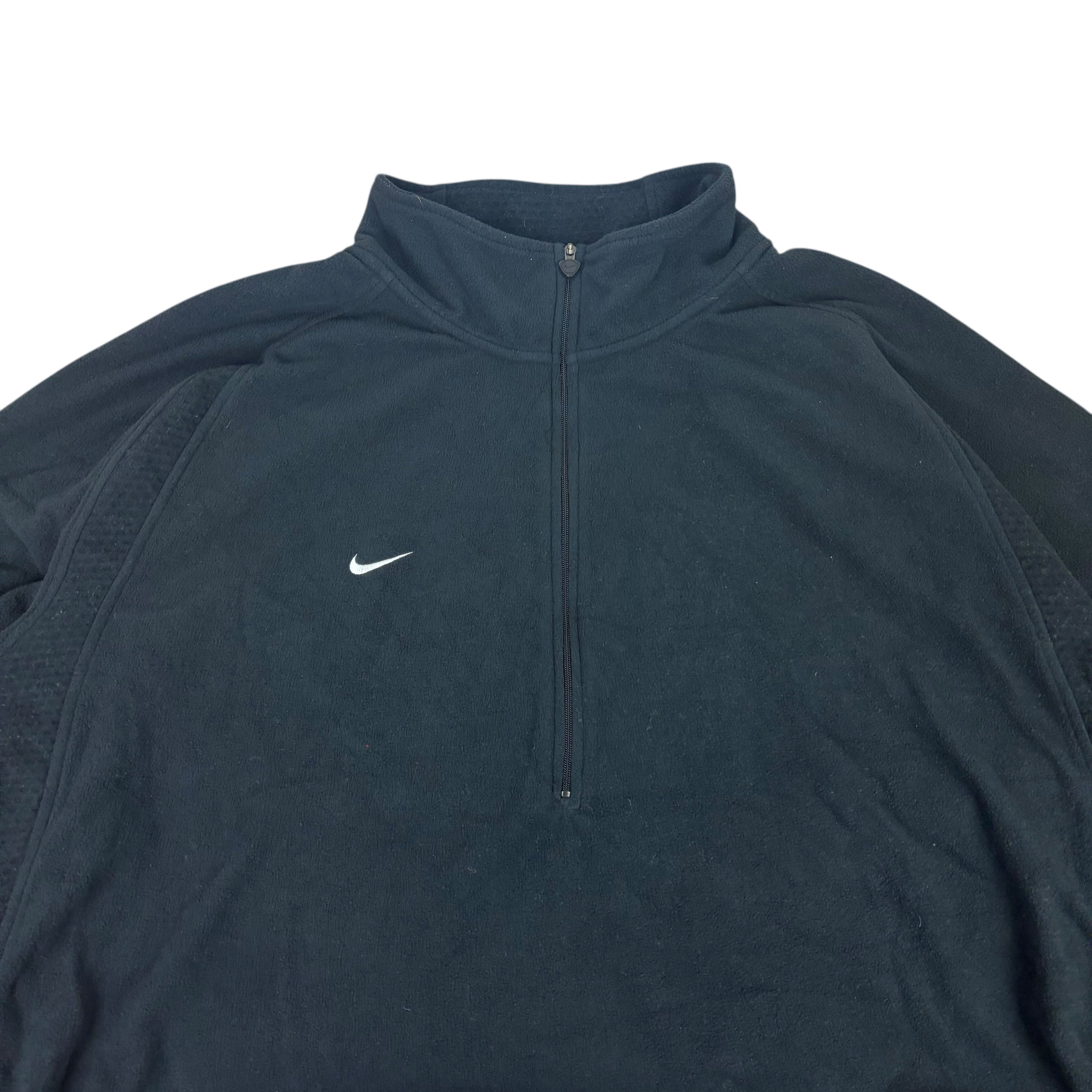 Nike Team 90s Black Q-Zip Fleece (XXL)