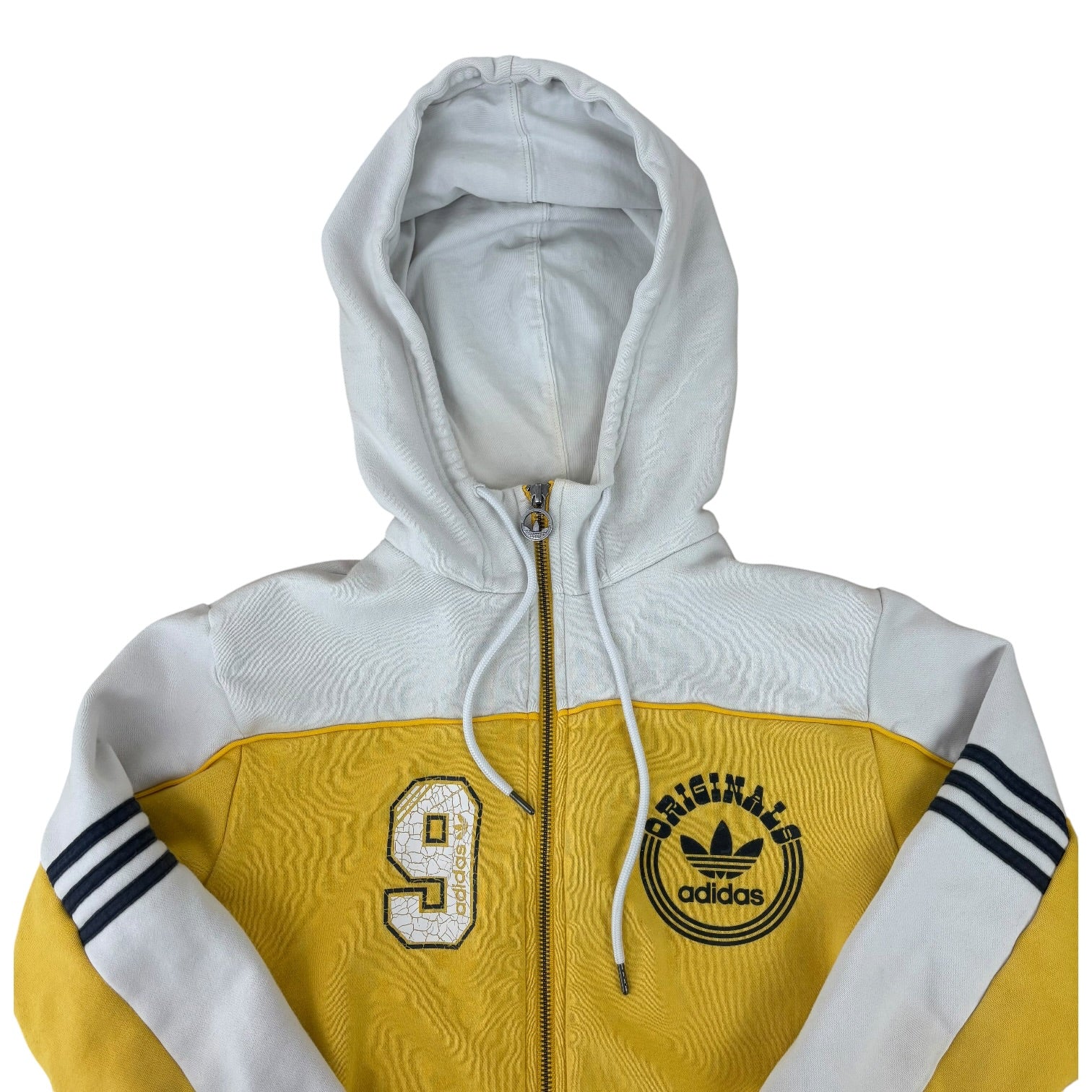Adidas Originals Yellow No.9 Hoodie (XS)