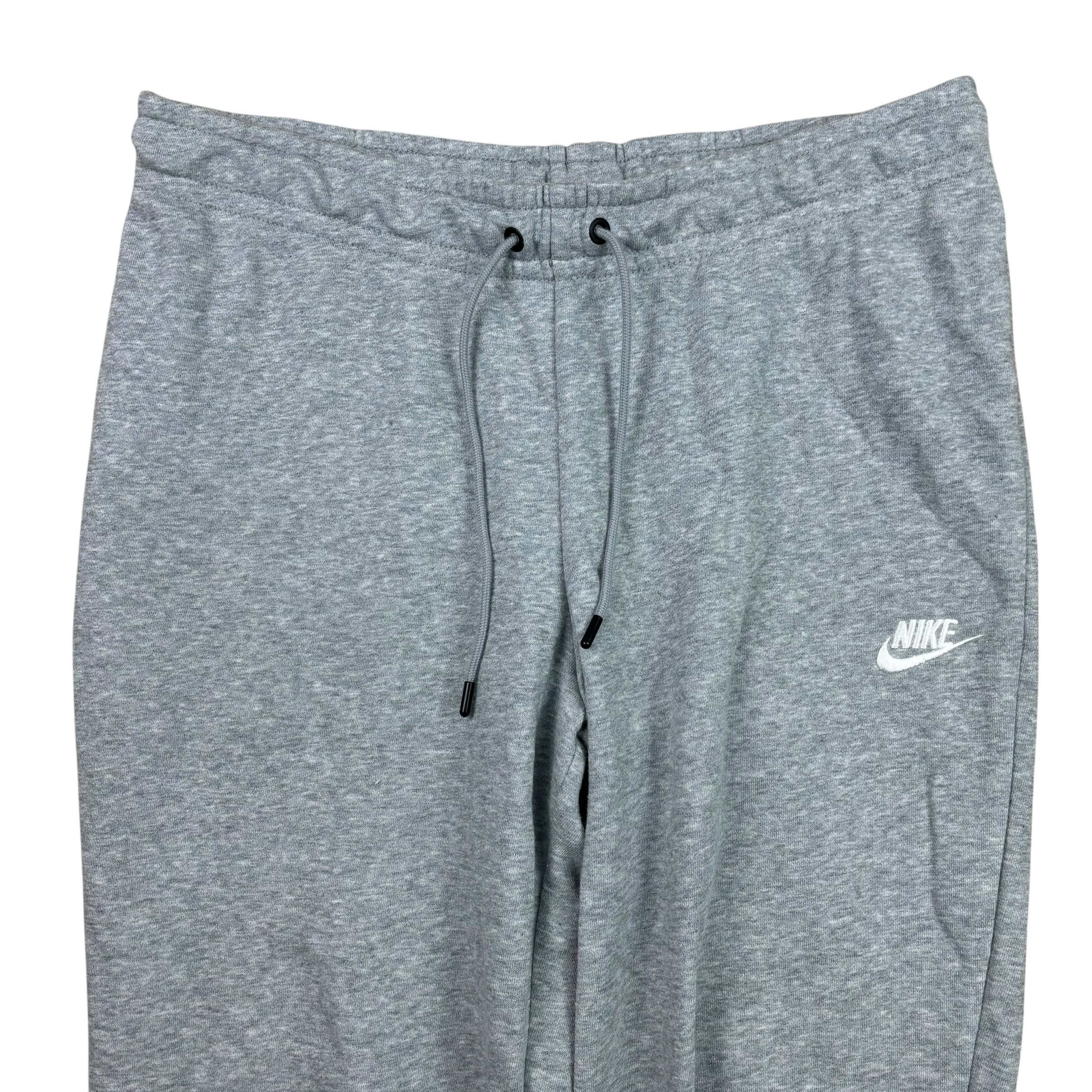 Nike Grey Cotton Logo Track Pants (L)