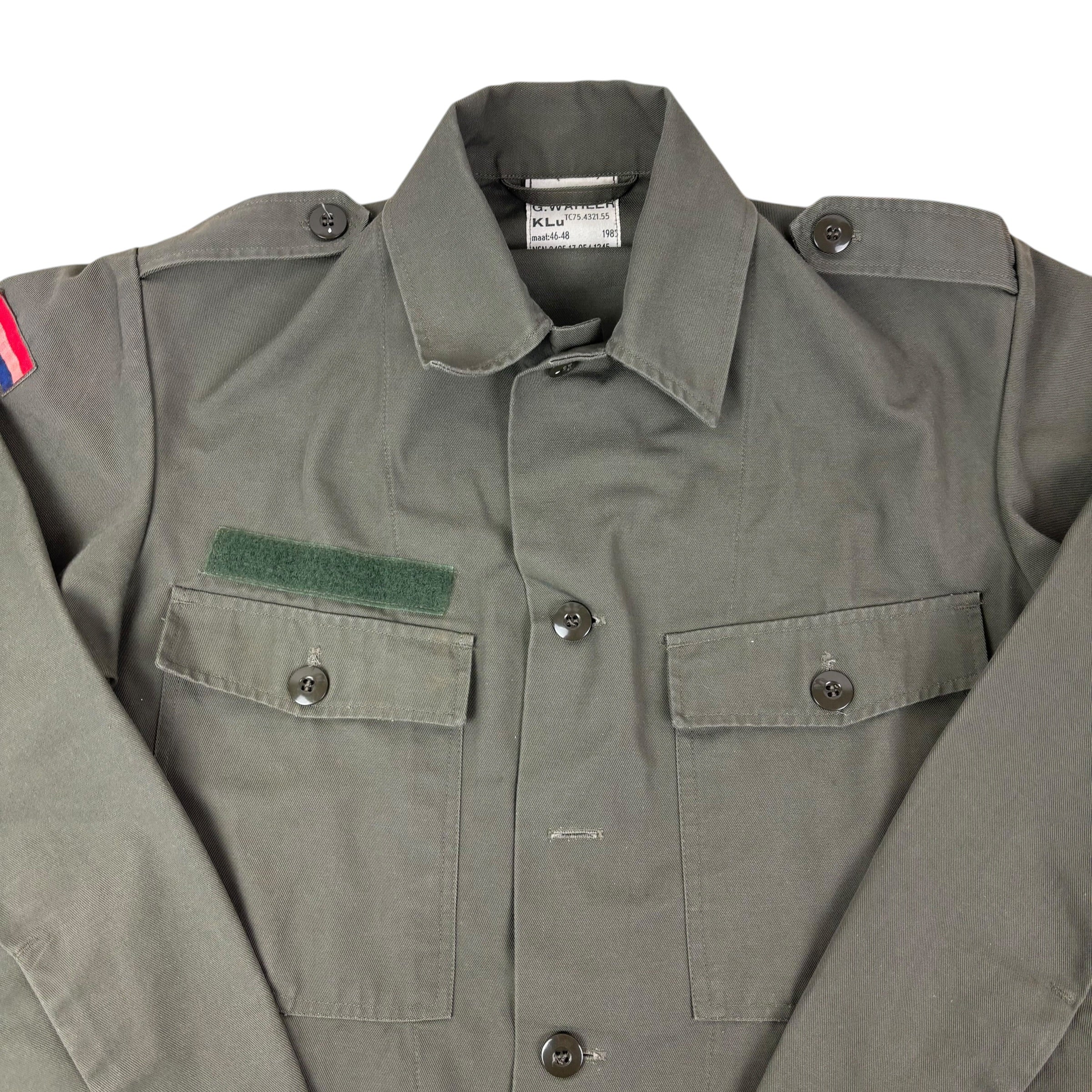 G.Wahler KLu Dutch Air Force 80s Cold War Field Jacket (M)