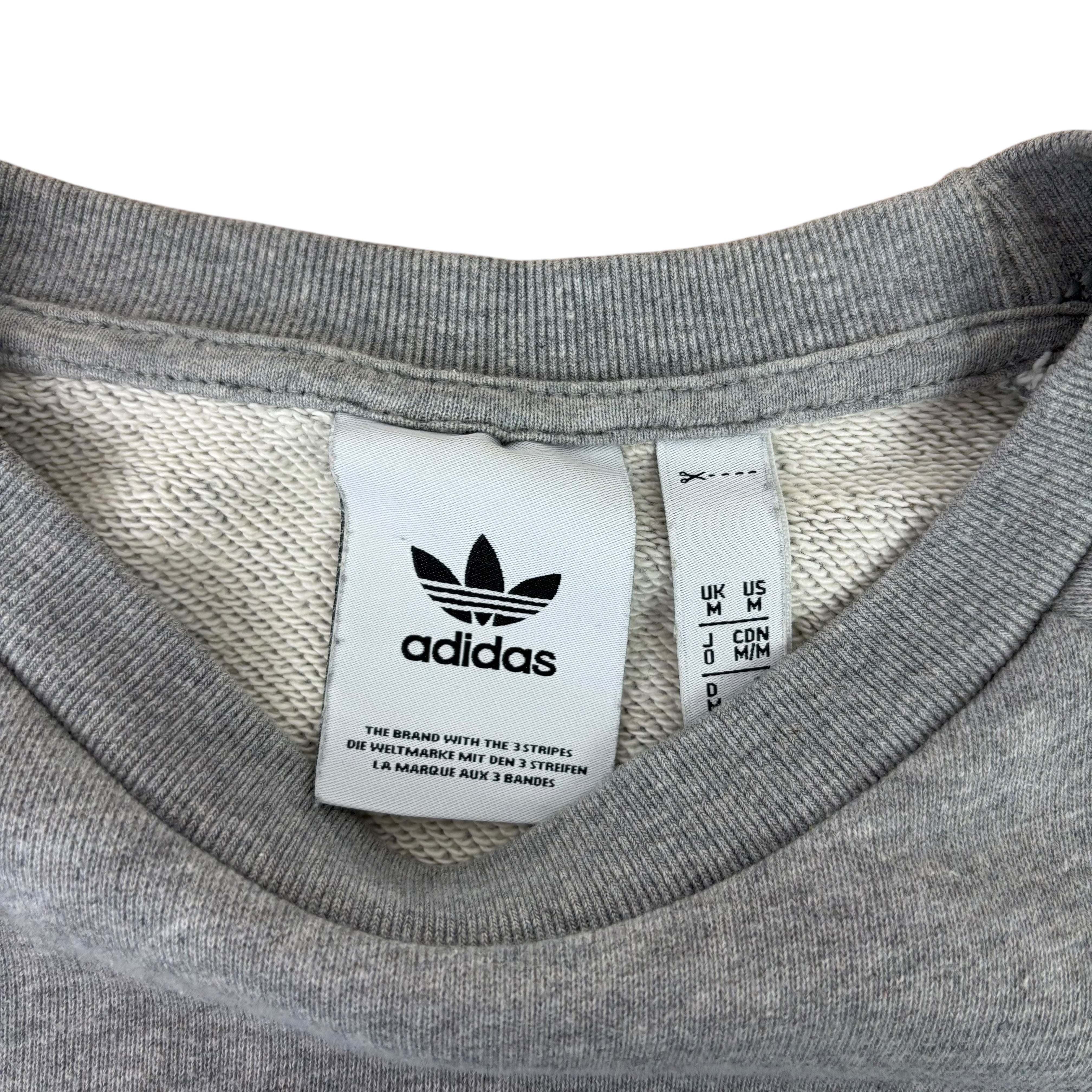 Adidas Originals Grey Logo Sweater (M)