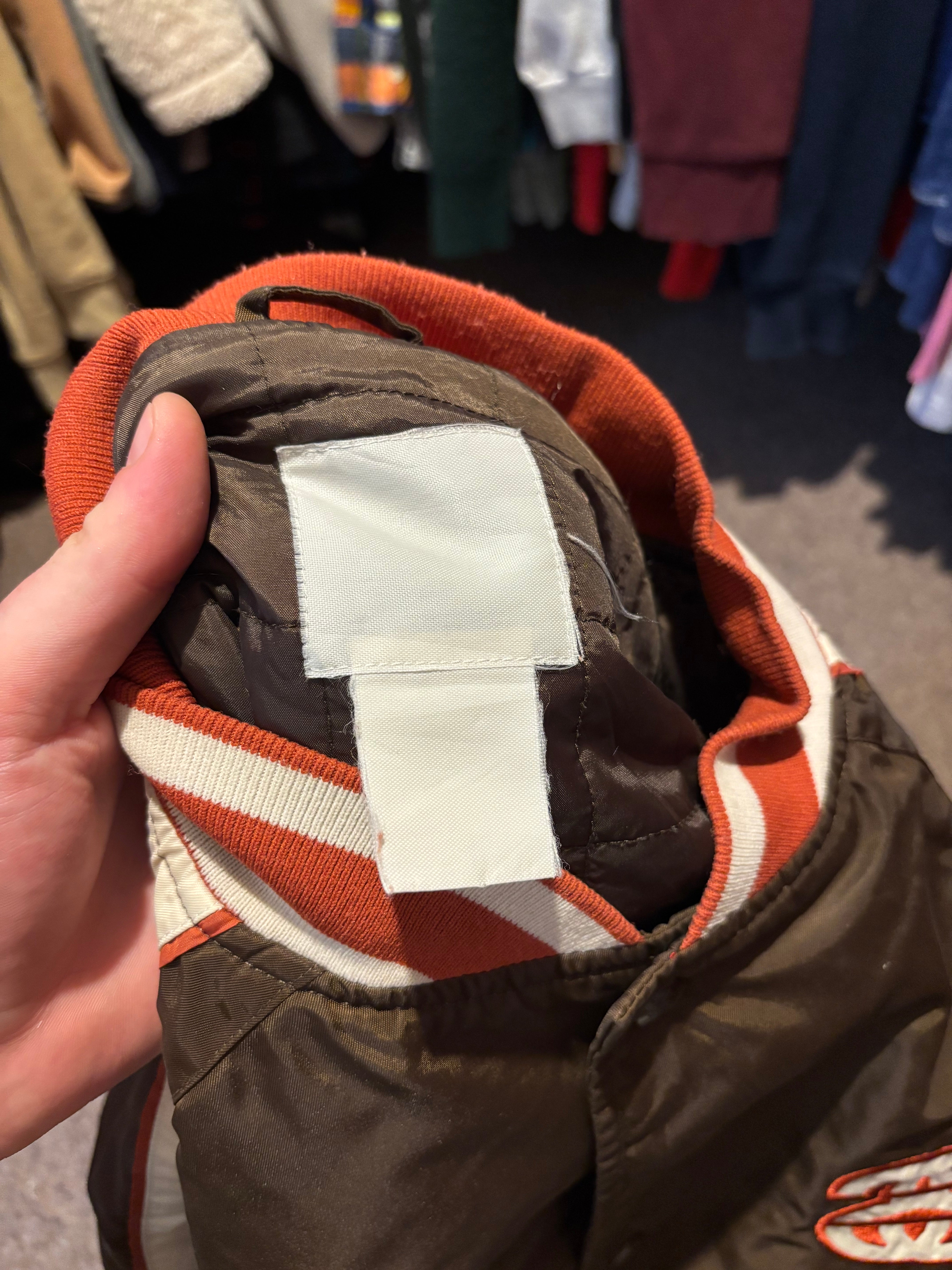 Stüssy 1980s Brown Bomber Jacket (L)