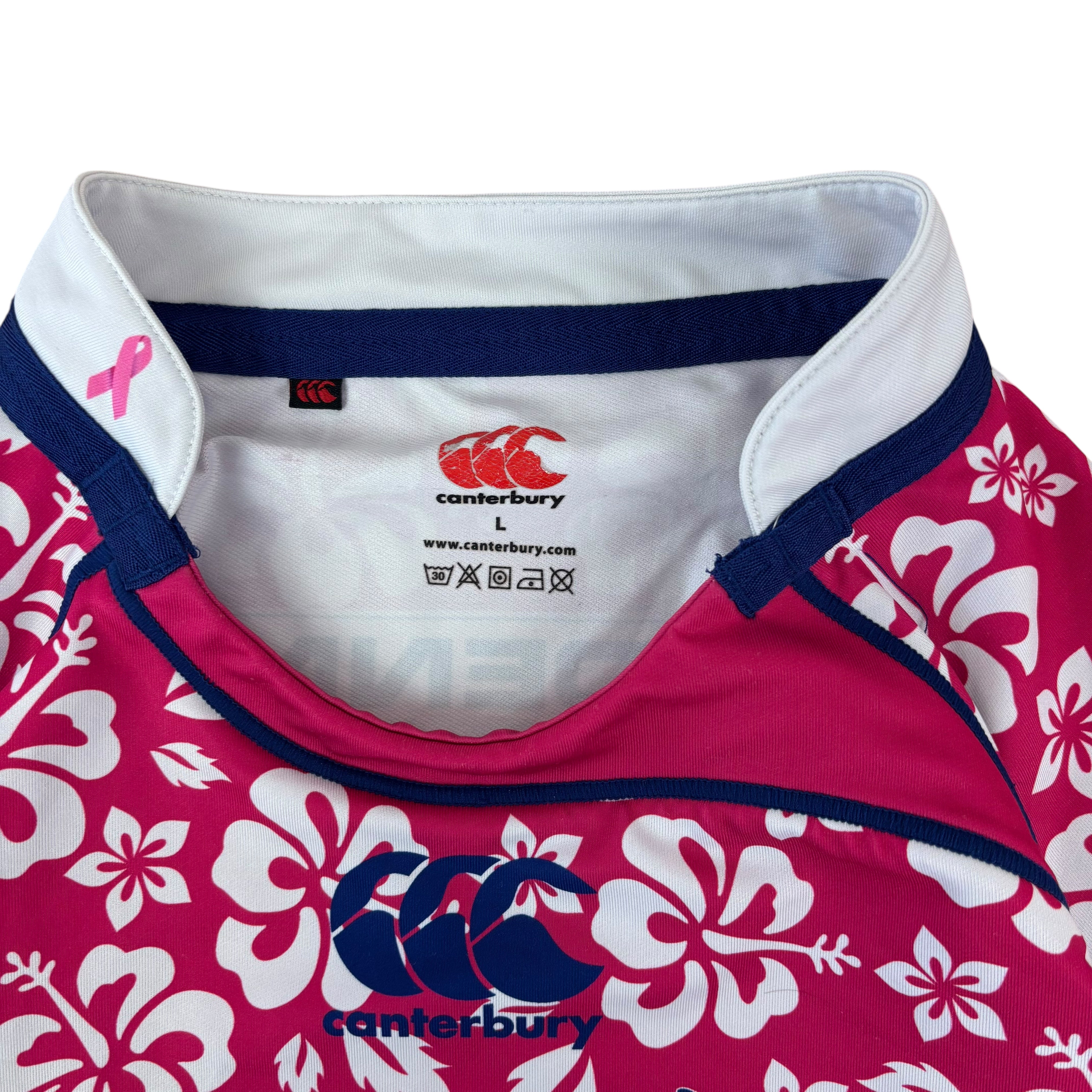 Canterbury Clontarf Bulls Rugby 2011 Breast Cancer Awareness Jersey (L)