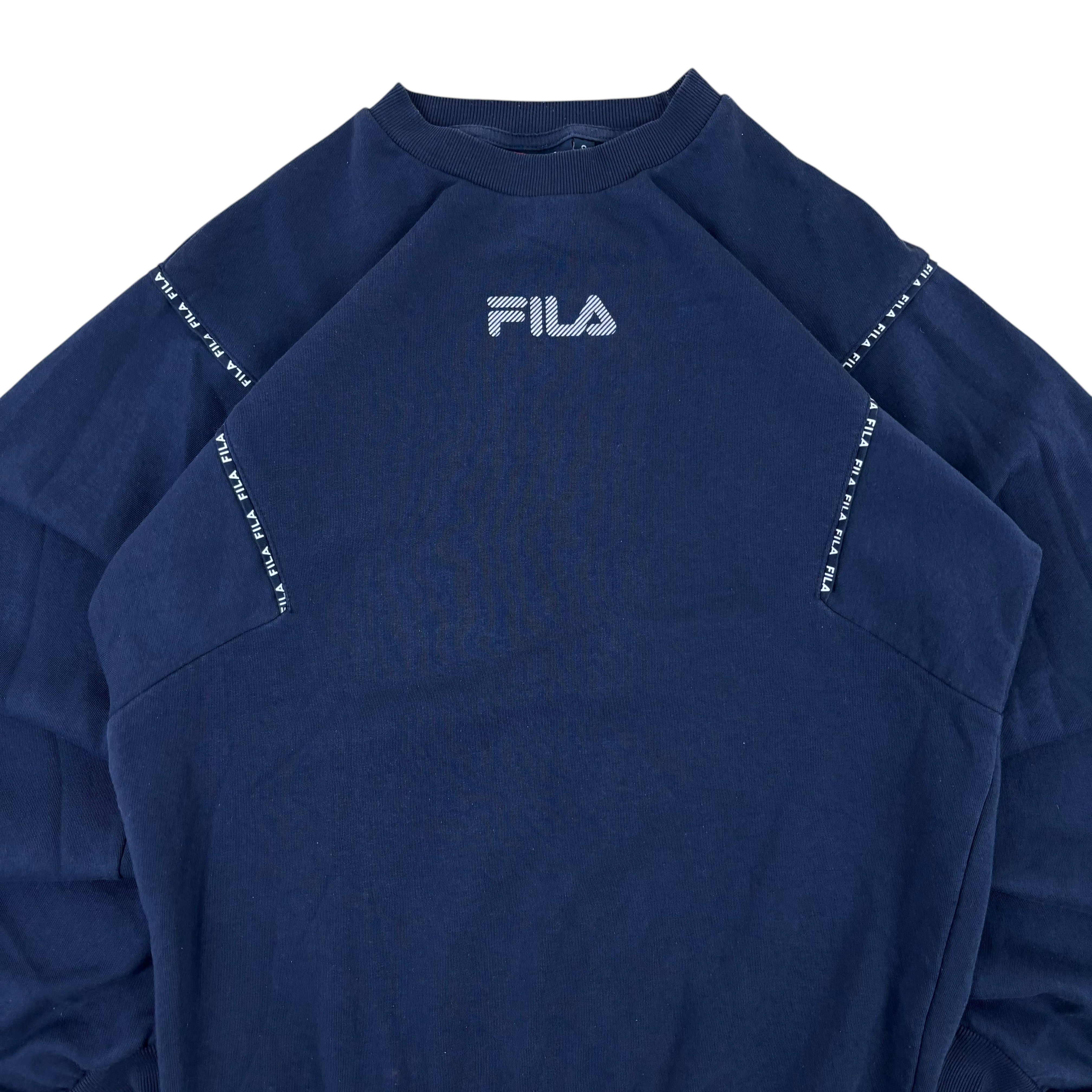 FILA Navy Logo Sweater (S)