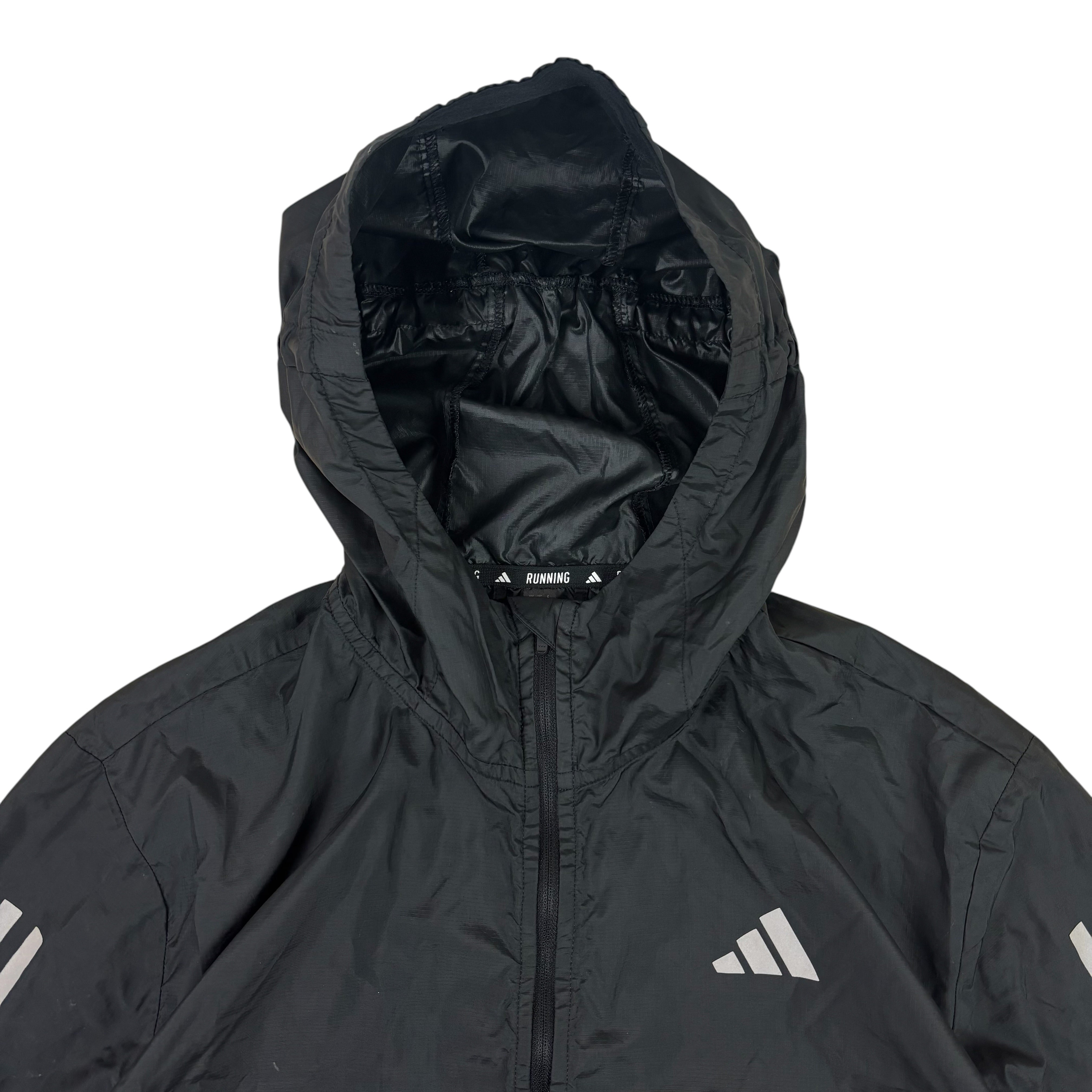 Adidas Running Black Windbreaker (M)